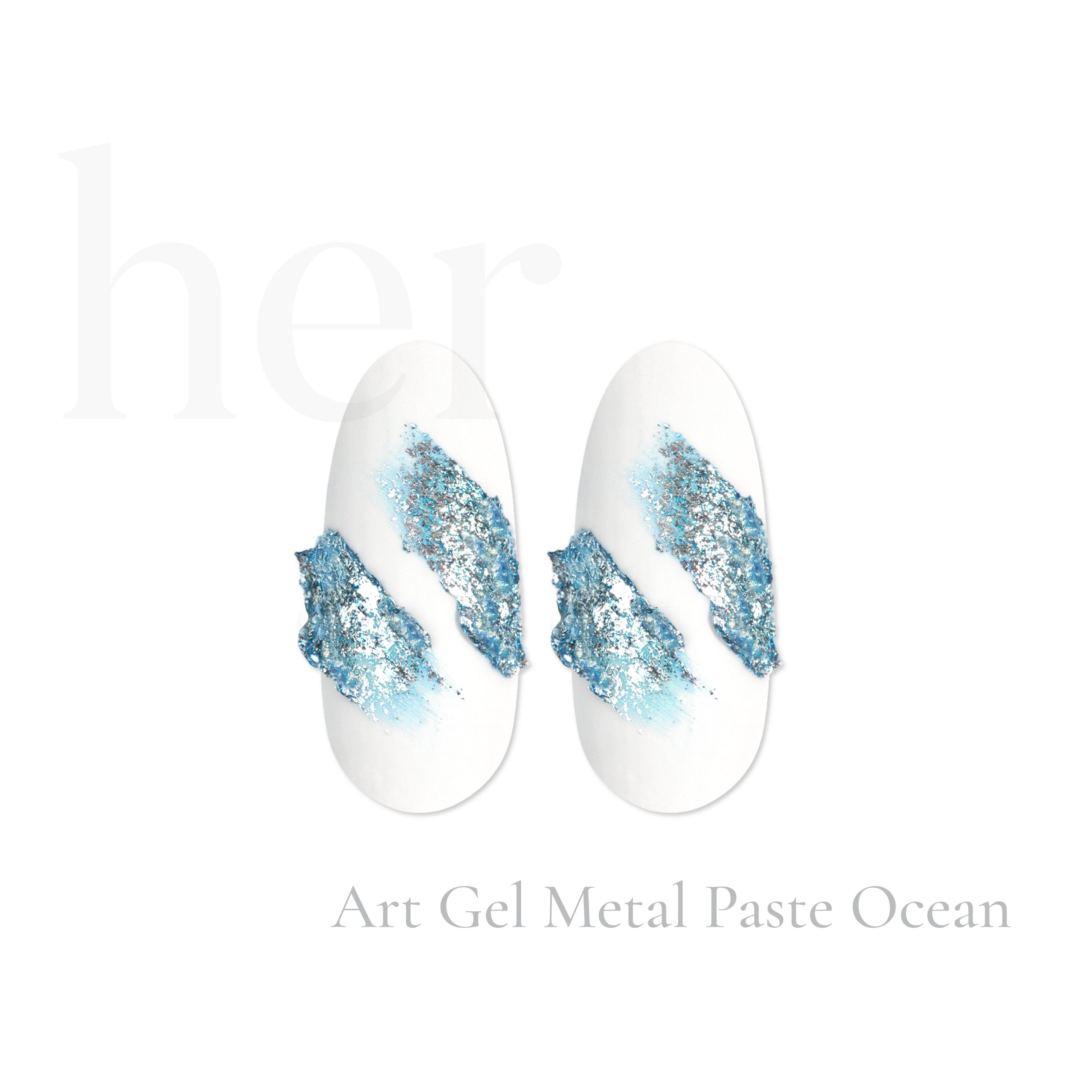 Art gel metal paste - Ocean