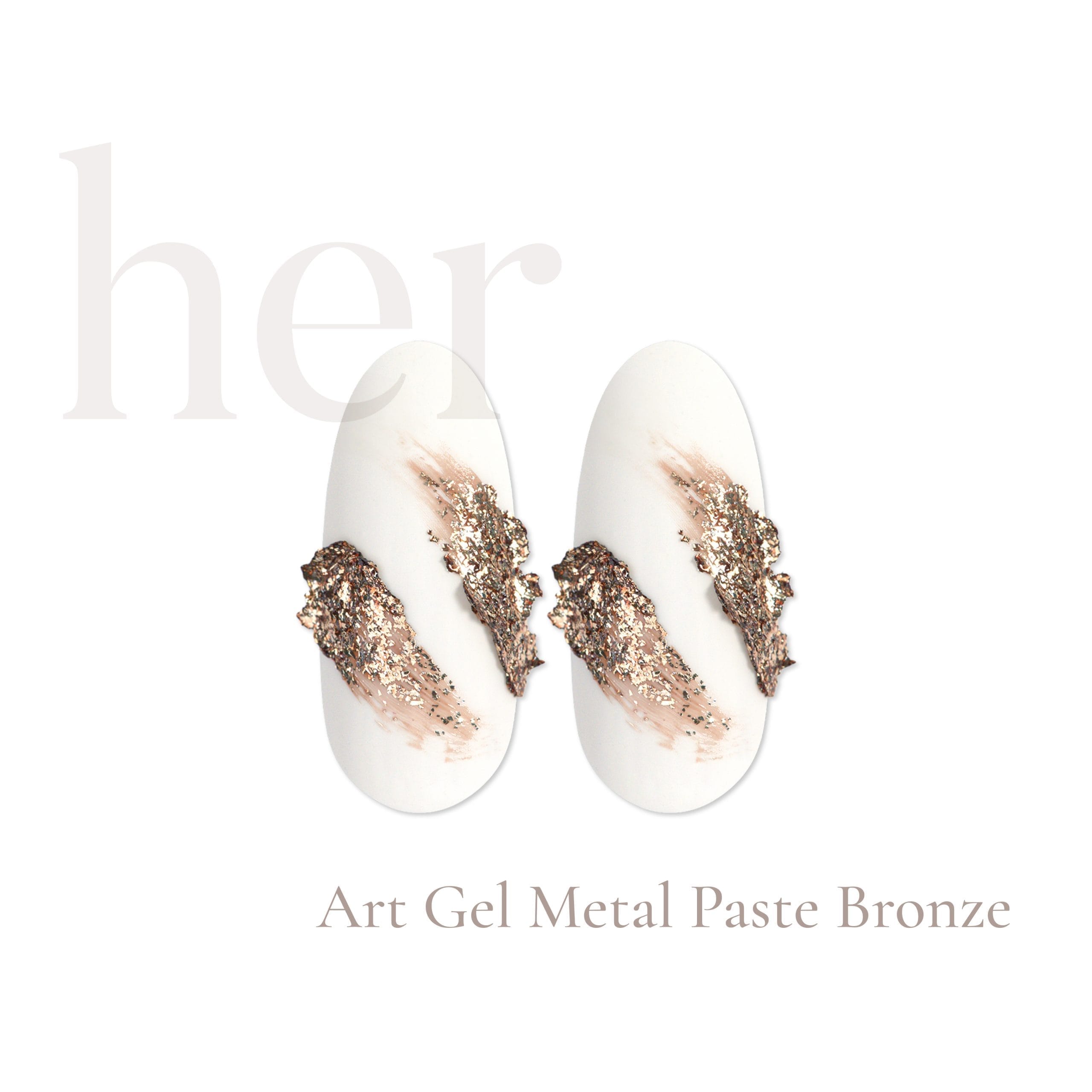 Art gel metal paste - Bronze