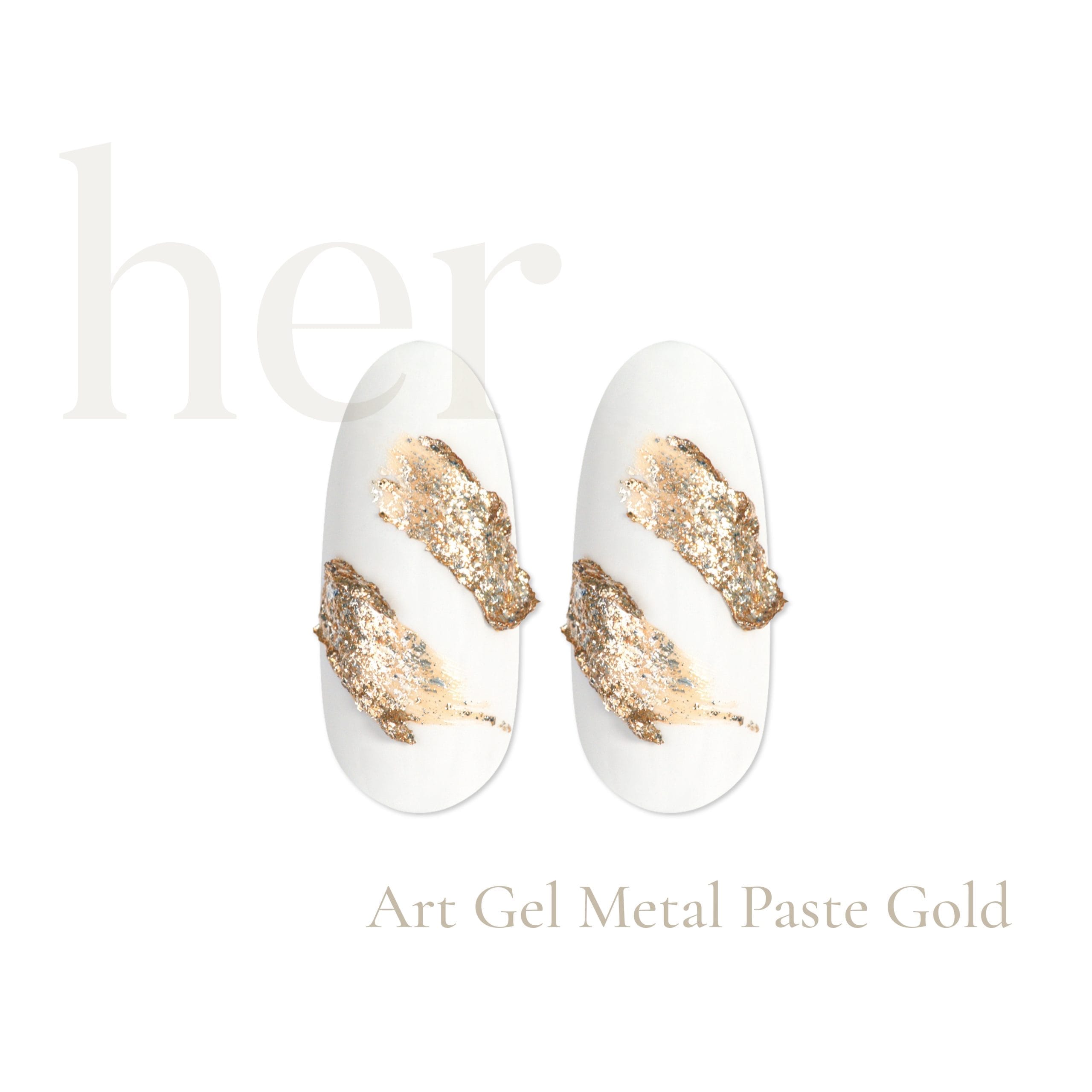 Art gel metal paste - Gold