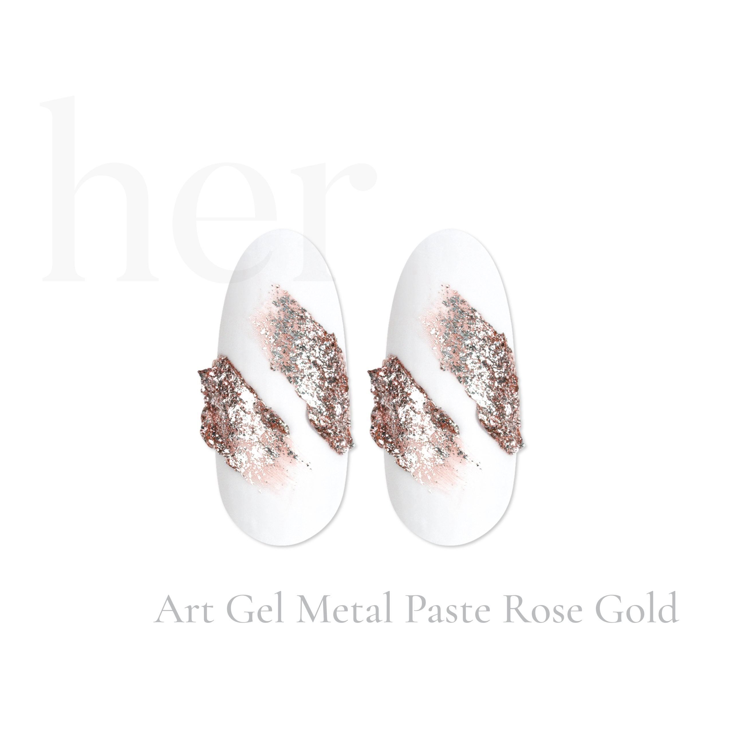 Art gel metal paste - Rose gold