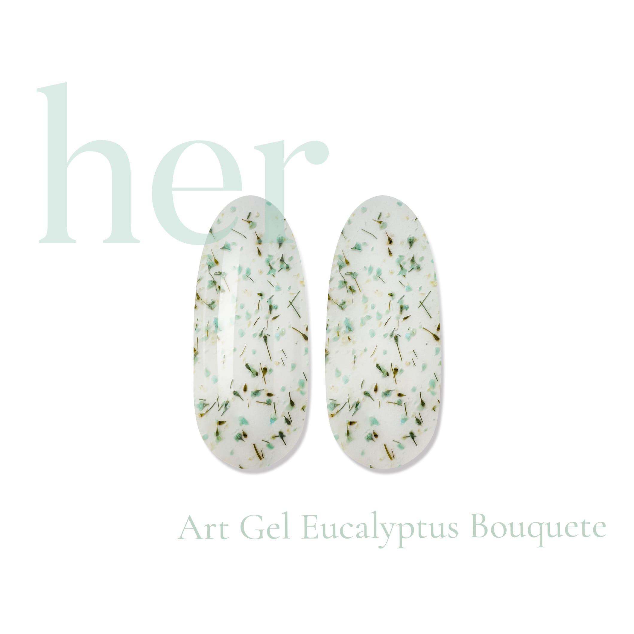 Art gel bouquete - Eucalyptus
