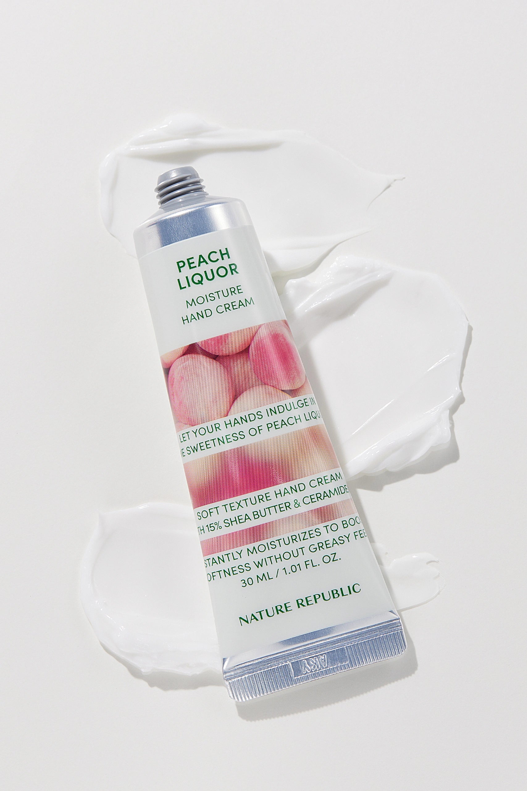 Hand & Nature Peach Liquor Hand Cream - Crema de maini cu extract de piersica