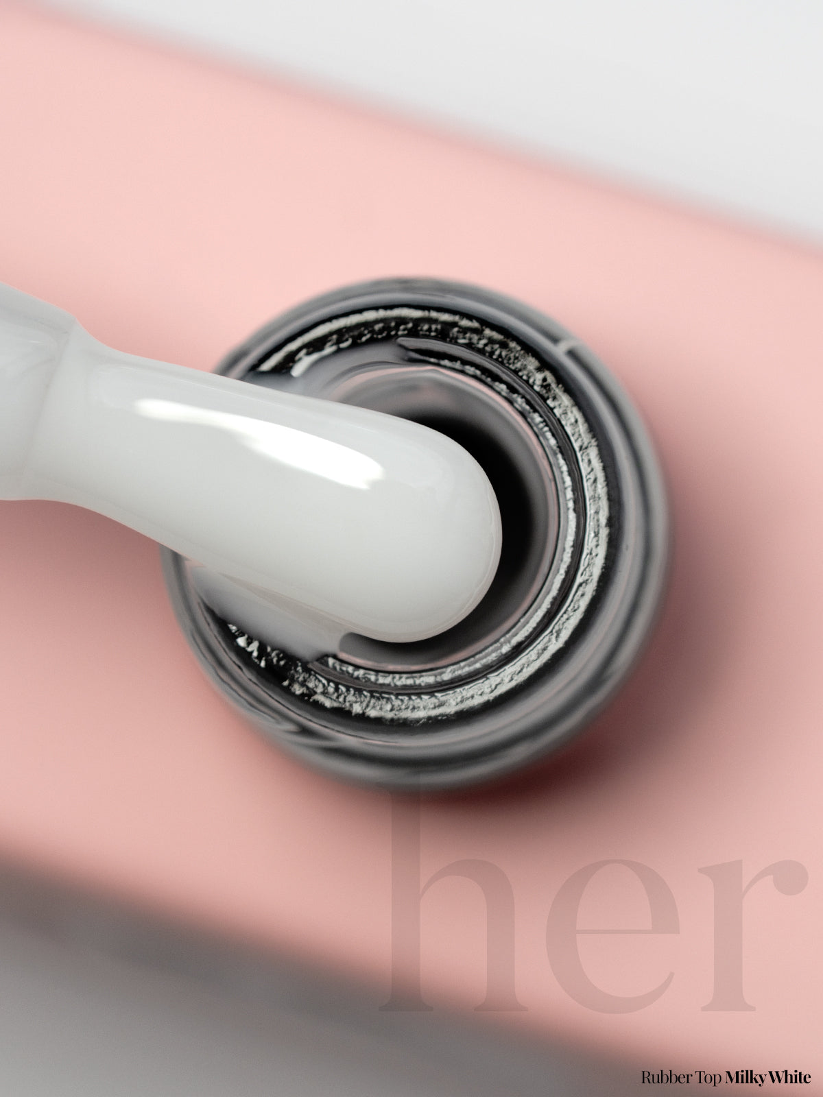 Rubber Top MILKY WHITE
