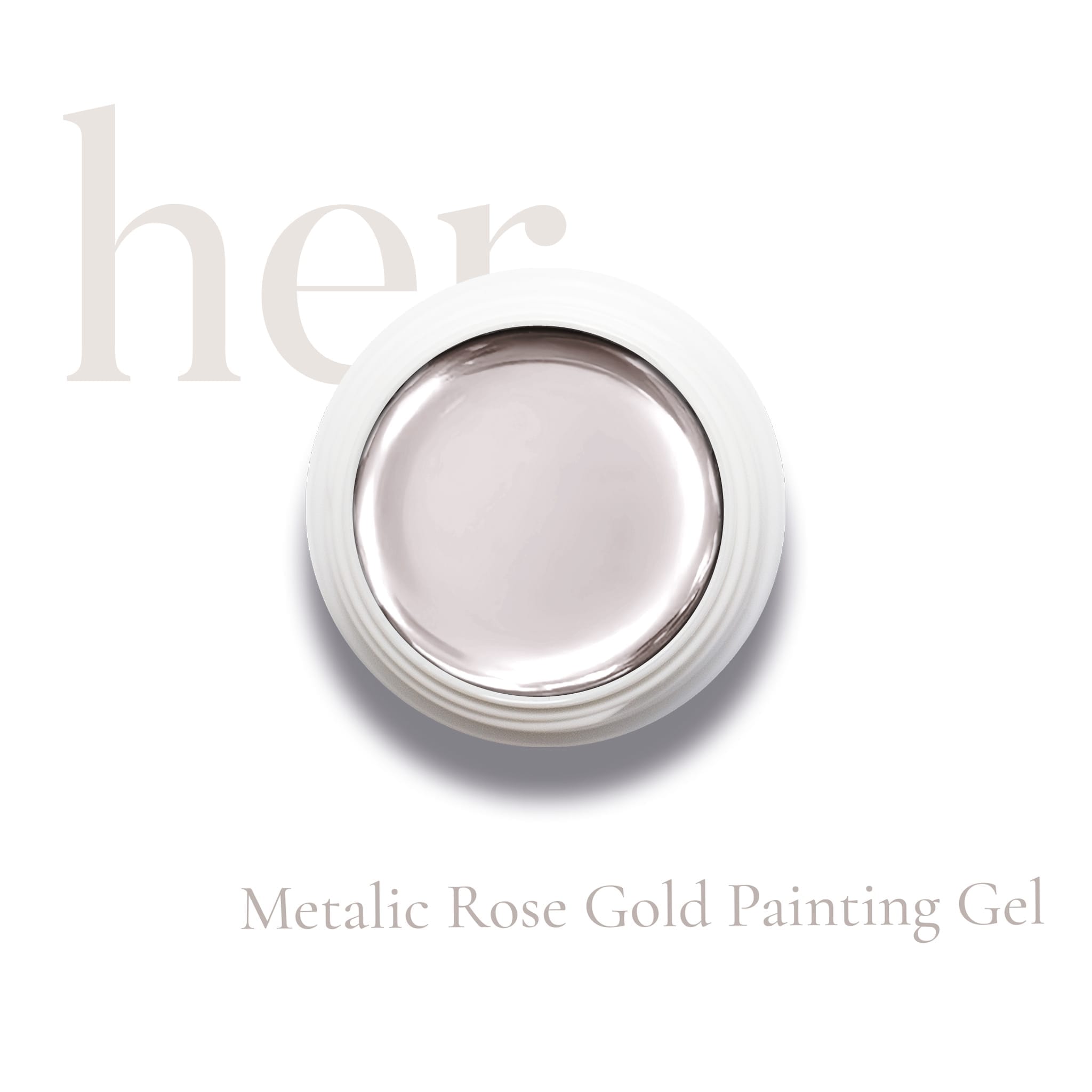 Painting Gel METALIC ROSE GOLD