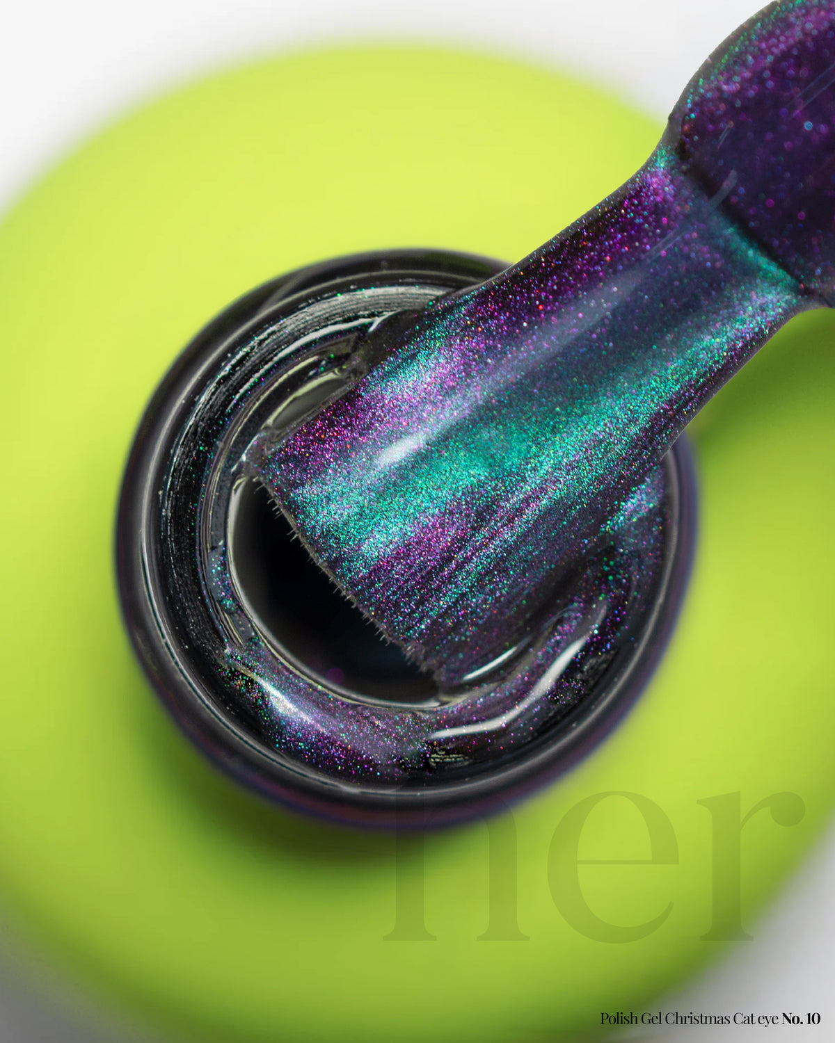 Polish Gel - CHRISTMAS CAT EYE NO. 10