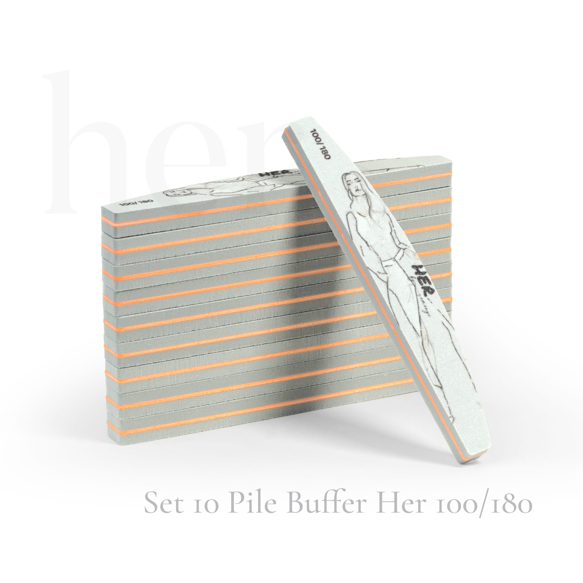 Set 10 pile buffer Her 100/180