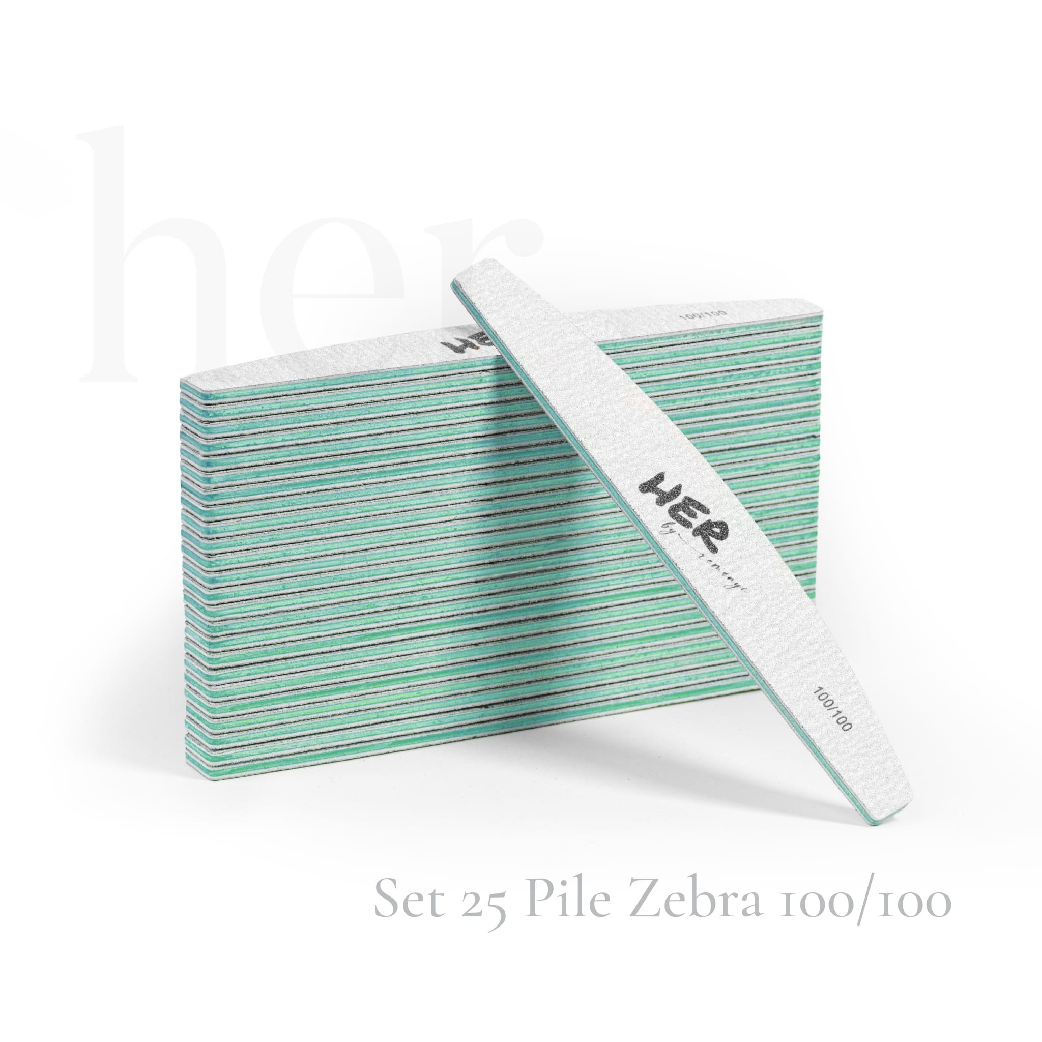 Set 25 pile zebra 100/100