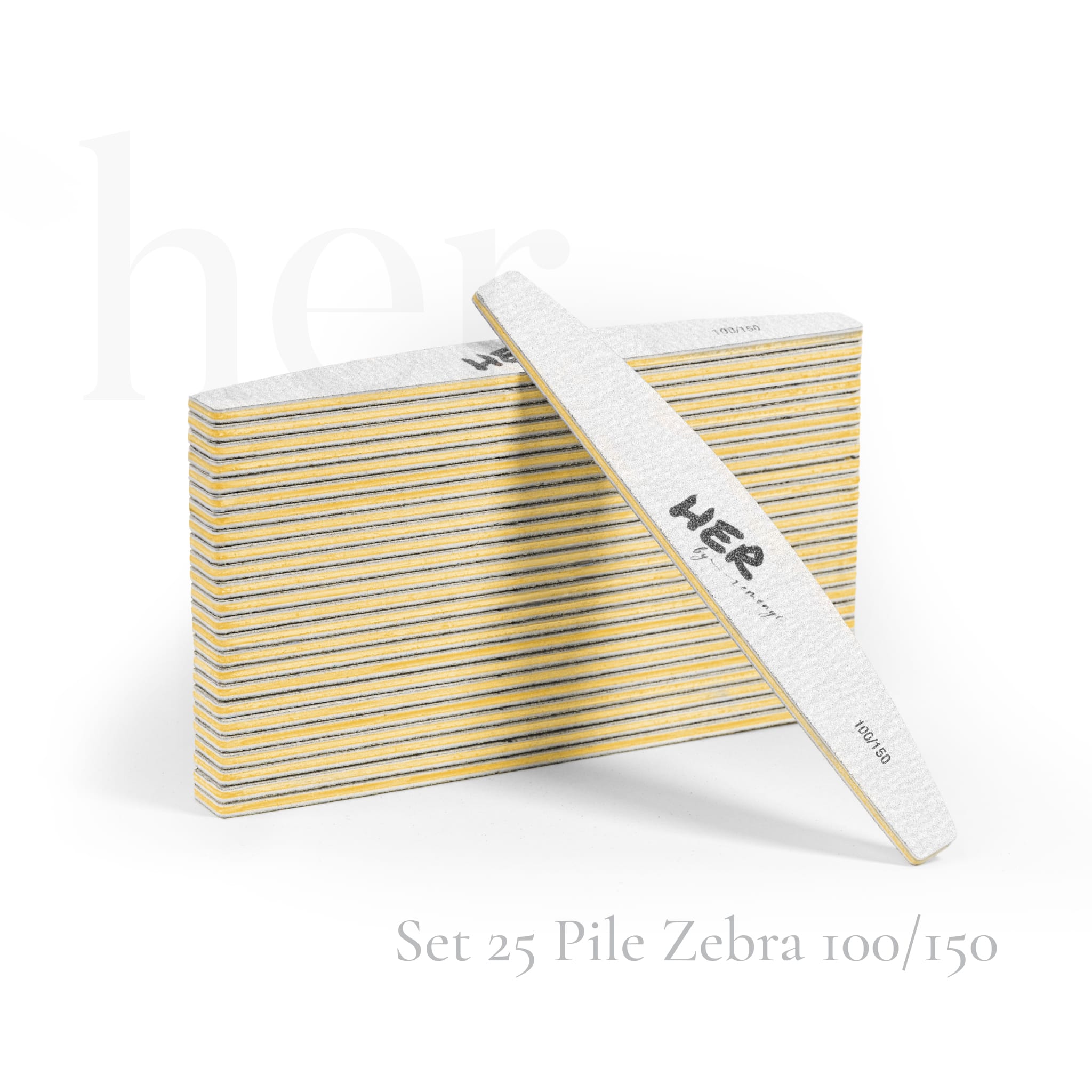 Set 25 pile zebra 100/150