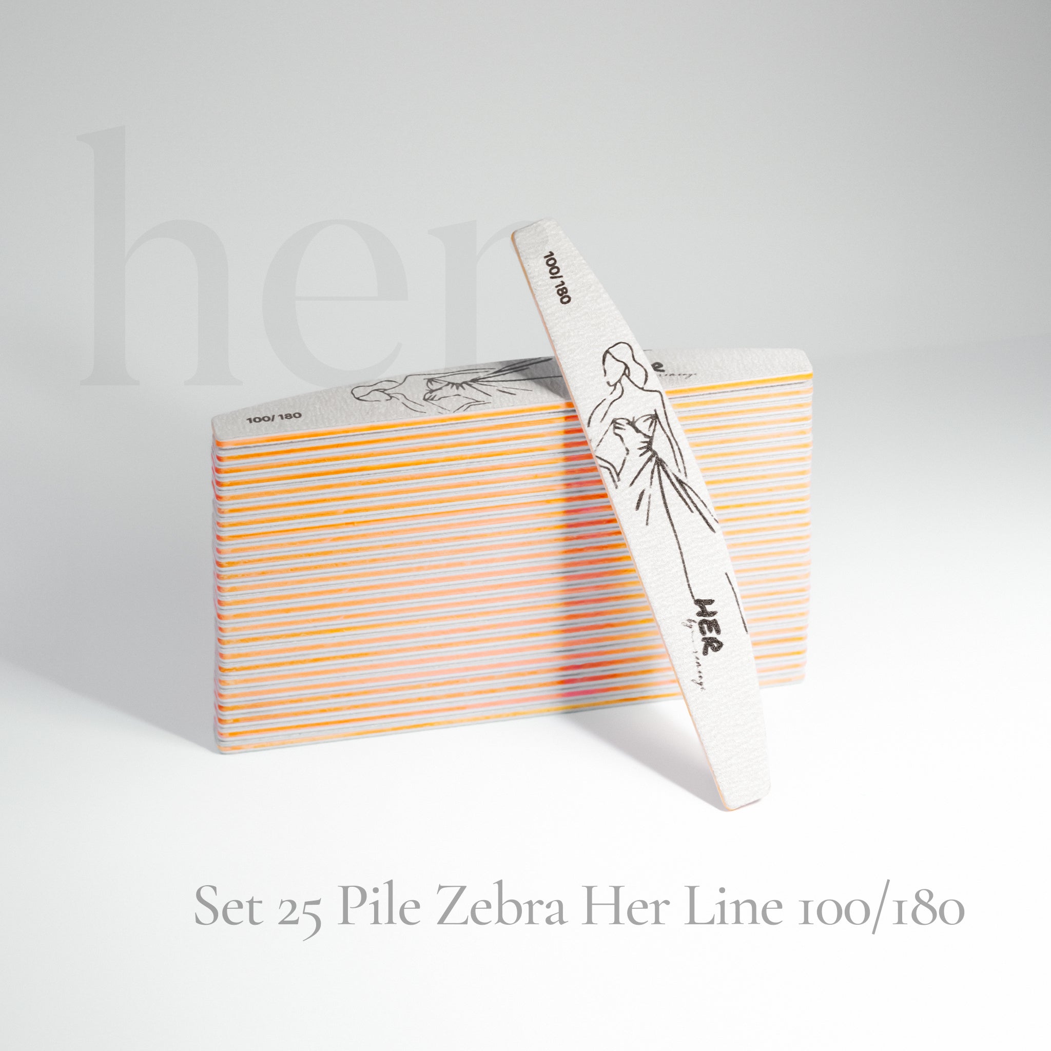 Set 25 pile zebra Her line 100/180