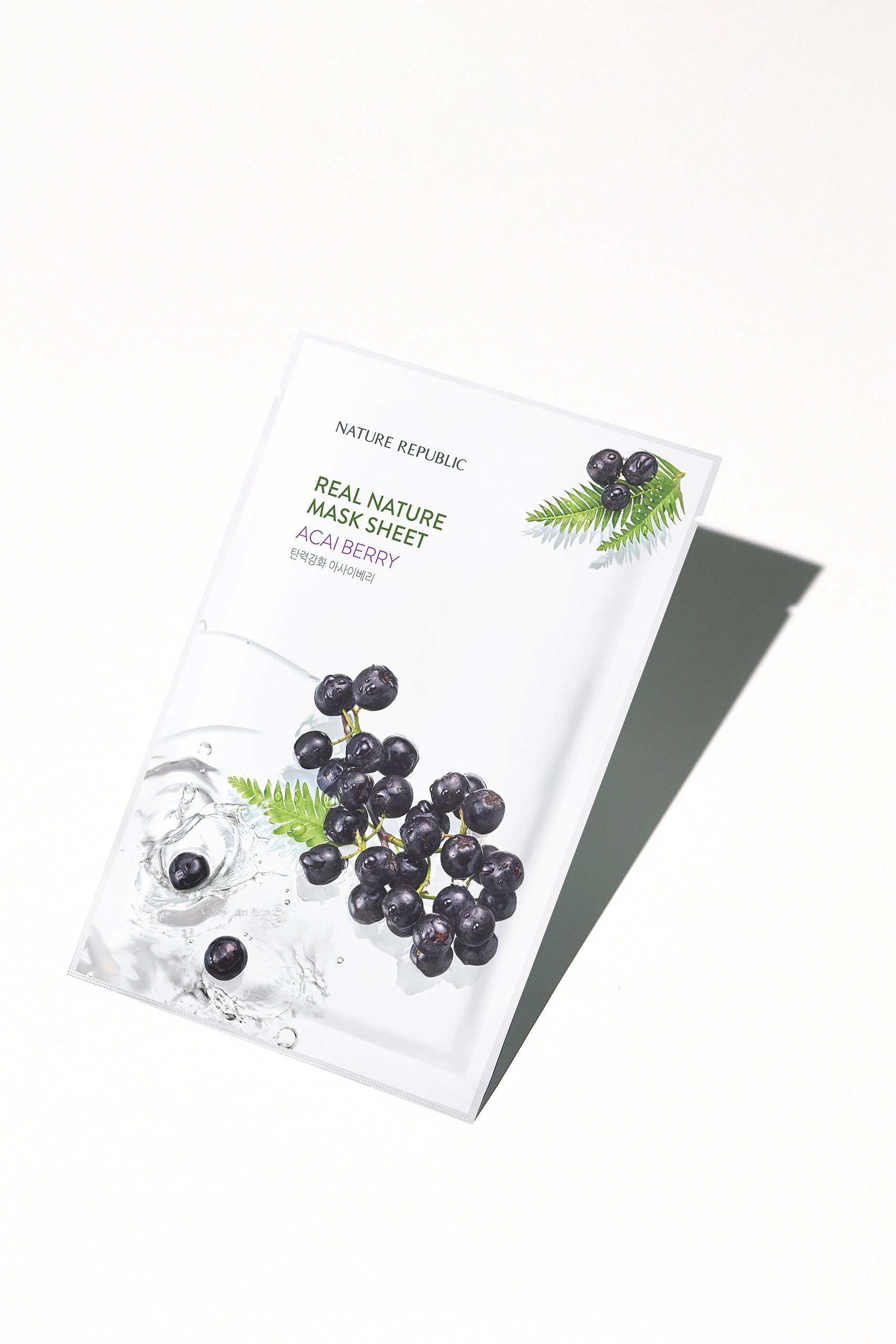 Real Nature Acai Berry Mask Sheet - Masca de fata cu extract de Acai Berry