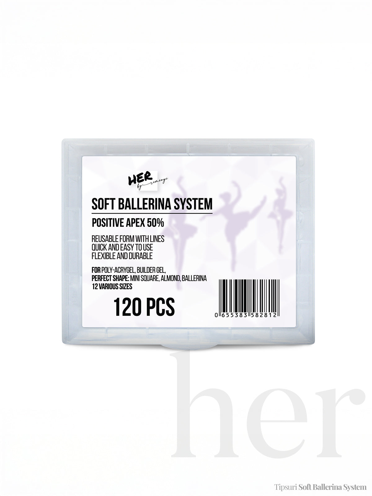 TIPSURI REUTILIZABILE "SOFT BALLERINA SYSTEM"