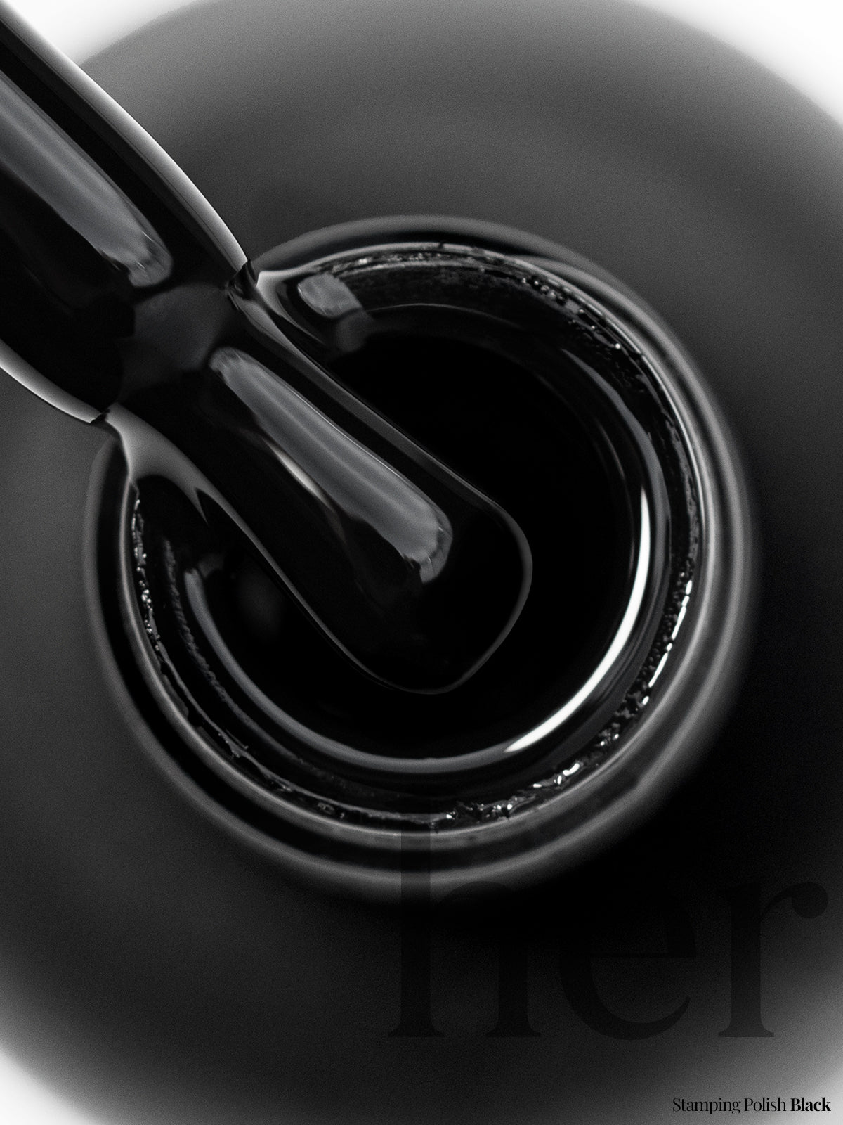 Stamping Polish Black