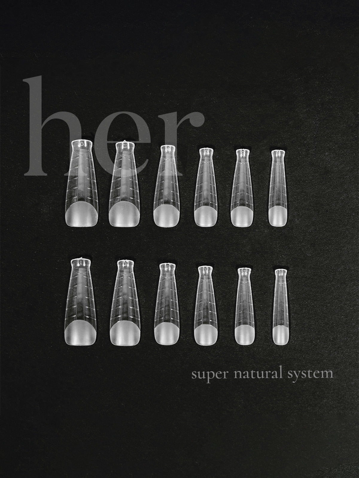 TIPSURI REUTILIZABILE "SUPER NATURAL SYSTEM" - HER