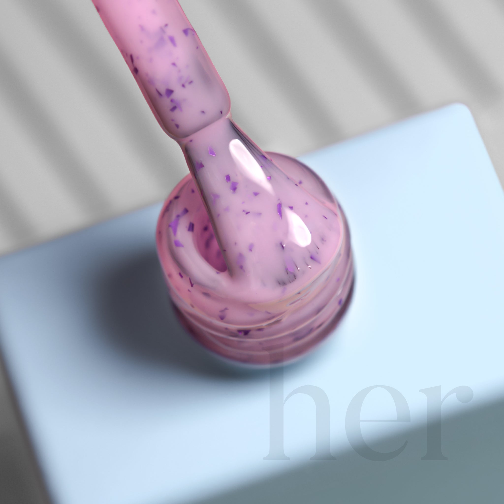Rubber Base Coat XOXO PURPLE