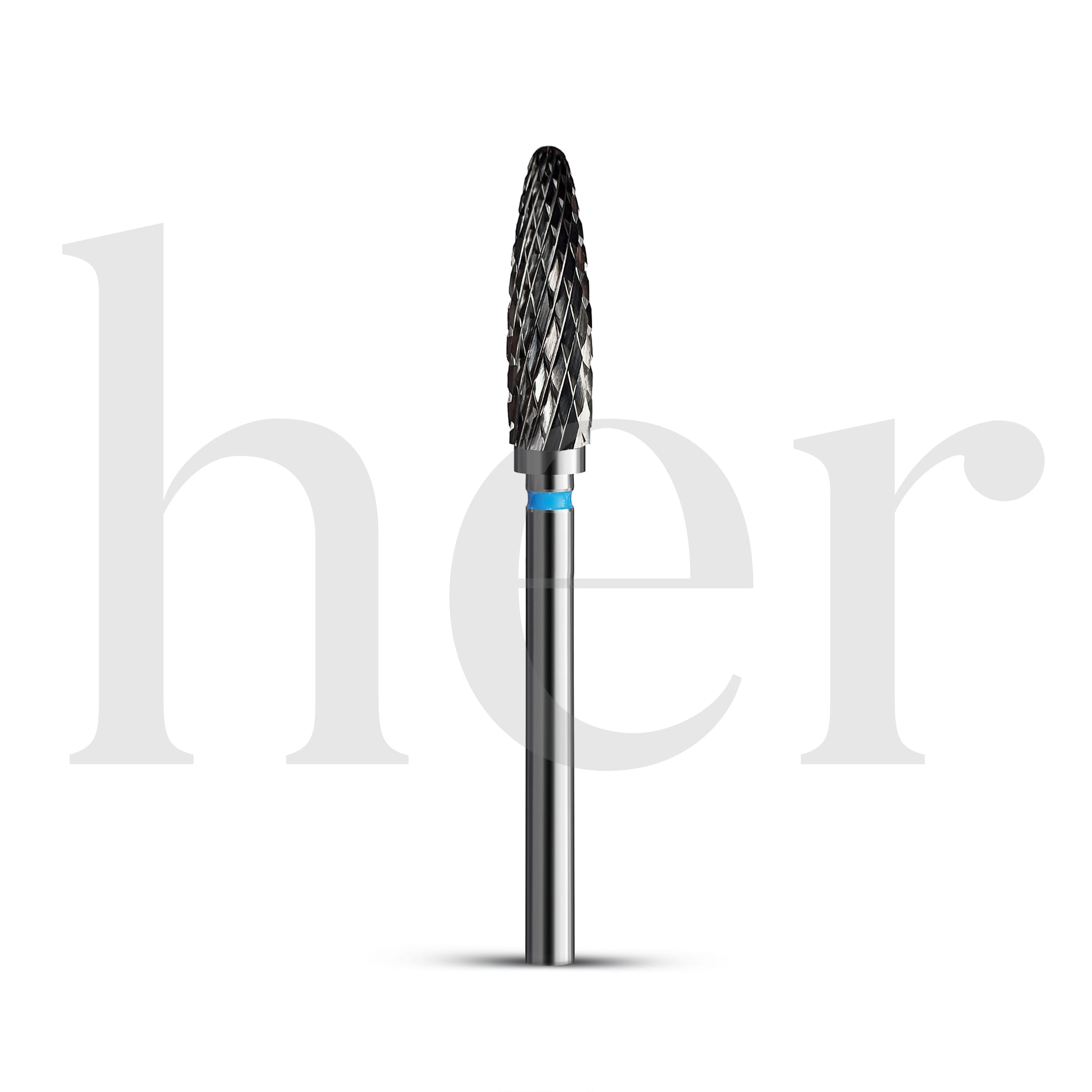 Capat de freza carbid con subtire albastru - 040