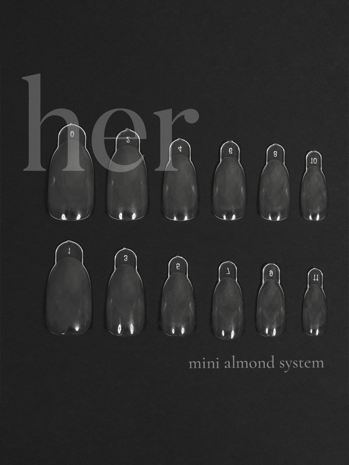 TIPSURI REUTILIZABILE "MINI ALMOND SYSTEM" - HER