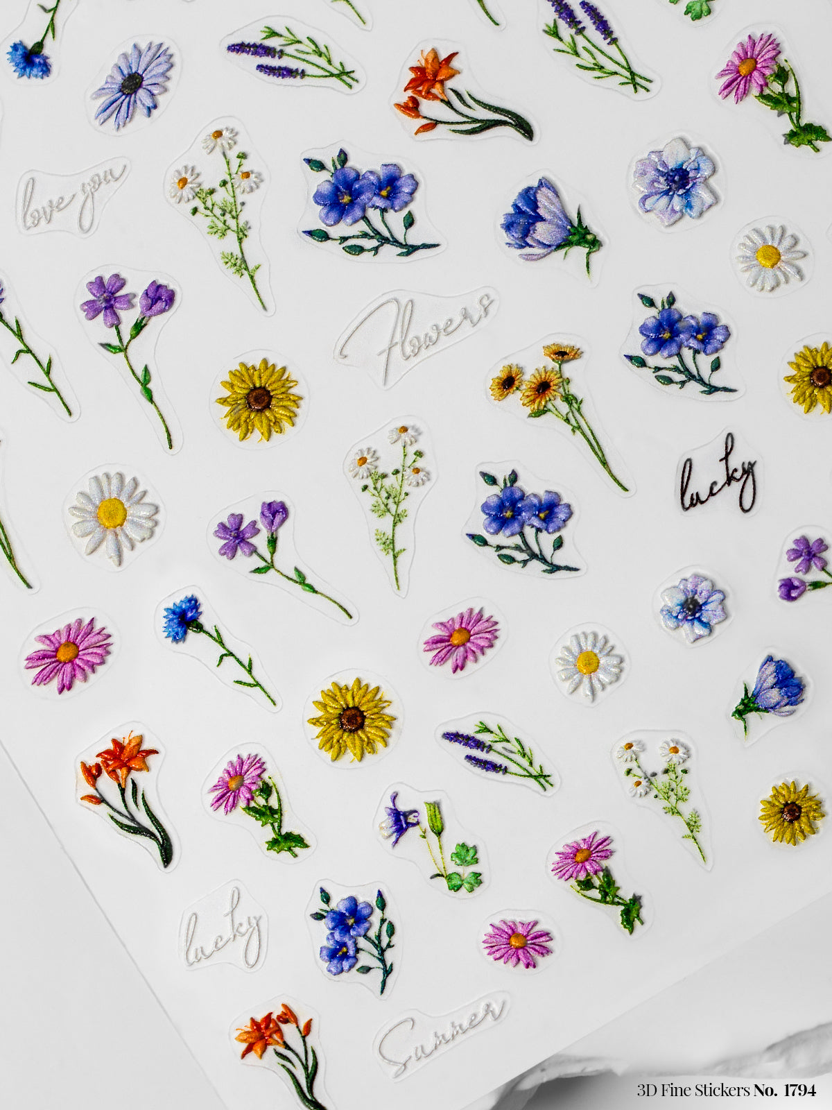 3D Fine Stickers No. 1794 - HER
