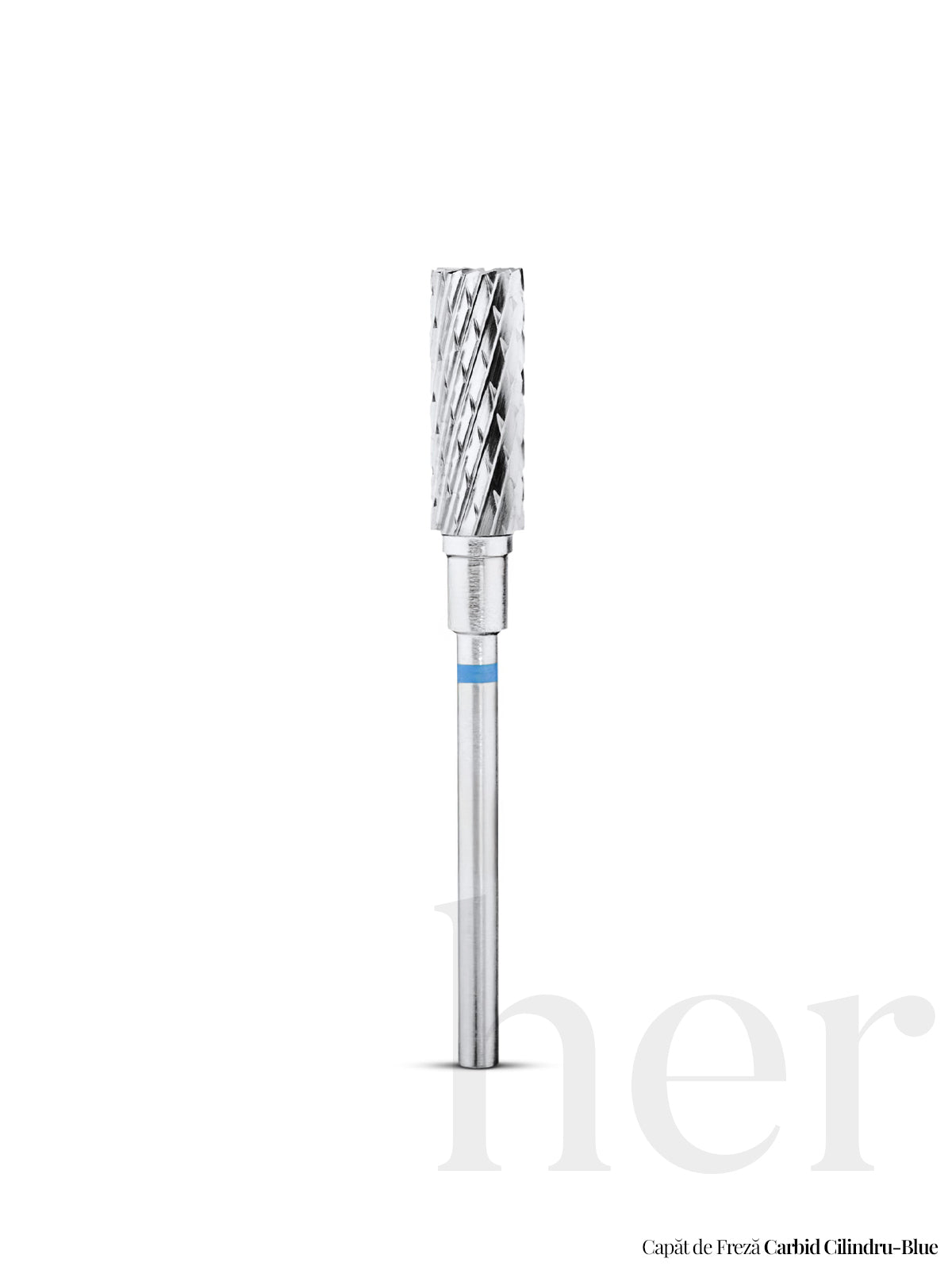 CARBIDE CYLINDER DRILL BIT - BLUE