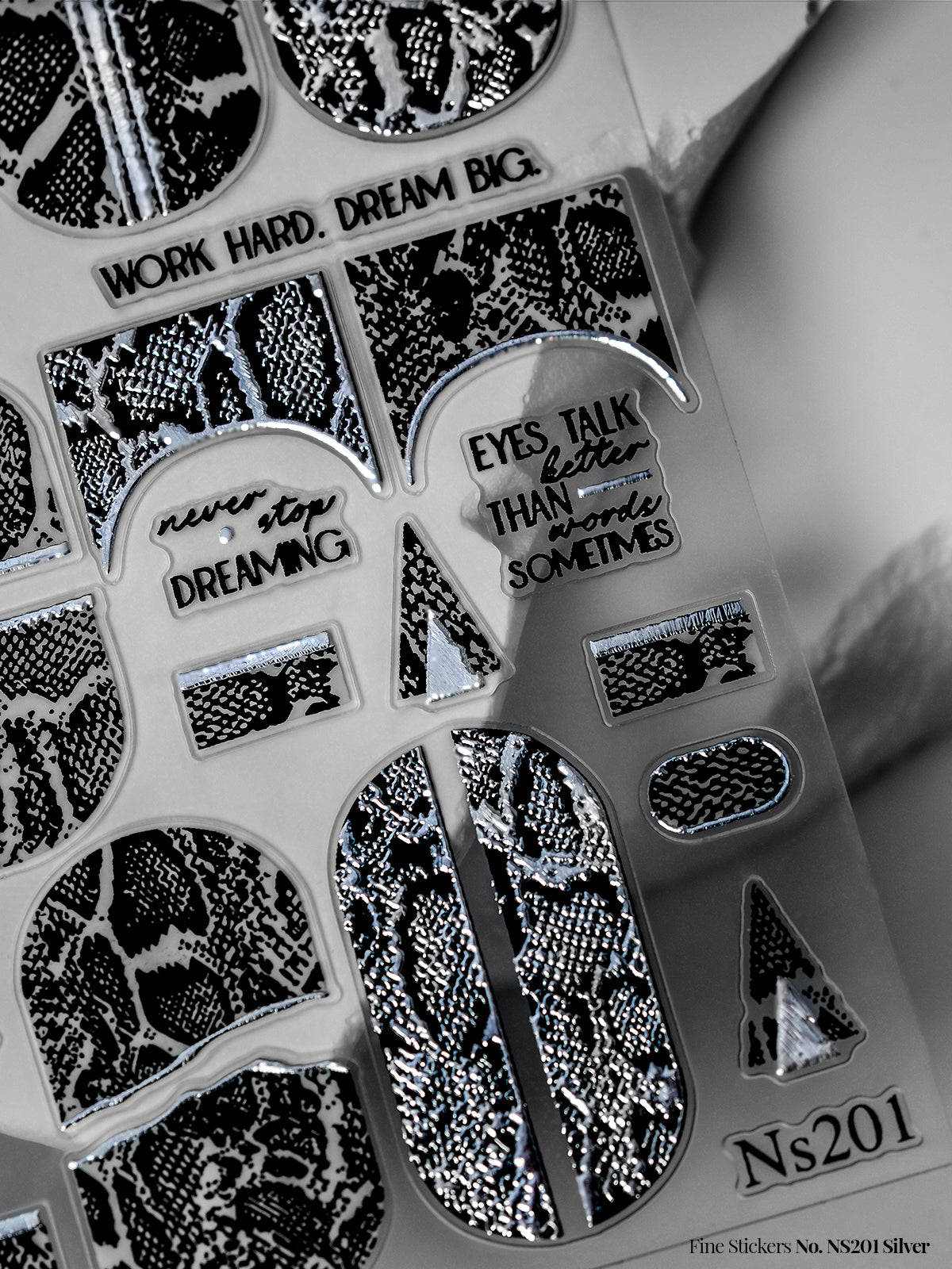 Fine Stickers No. NS201 Silver - HER