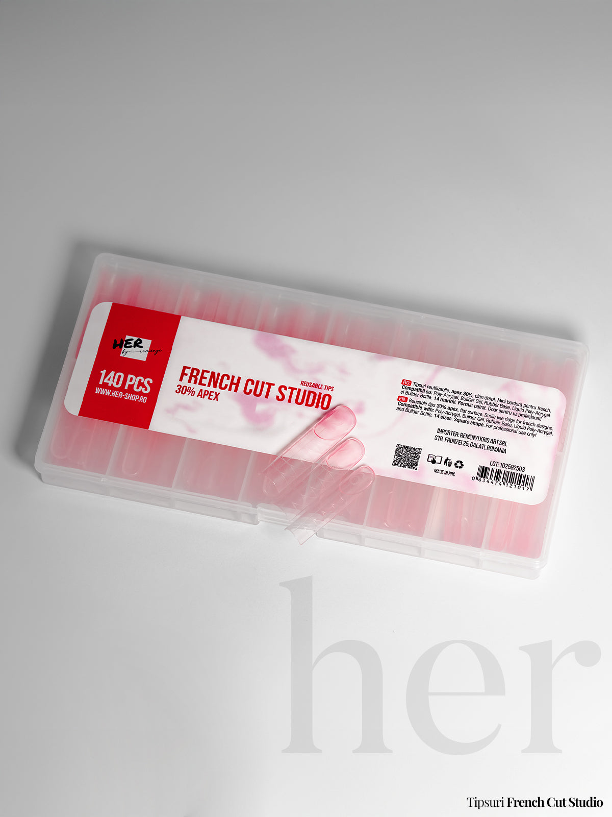 TIPSURI REUTILIZABILE "FRENCH CUT STUDIO" - HER