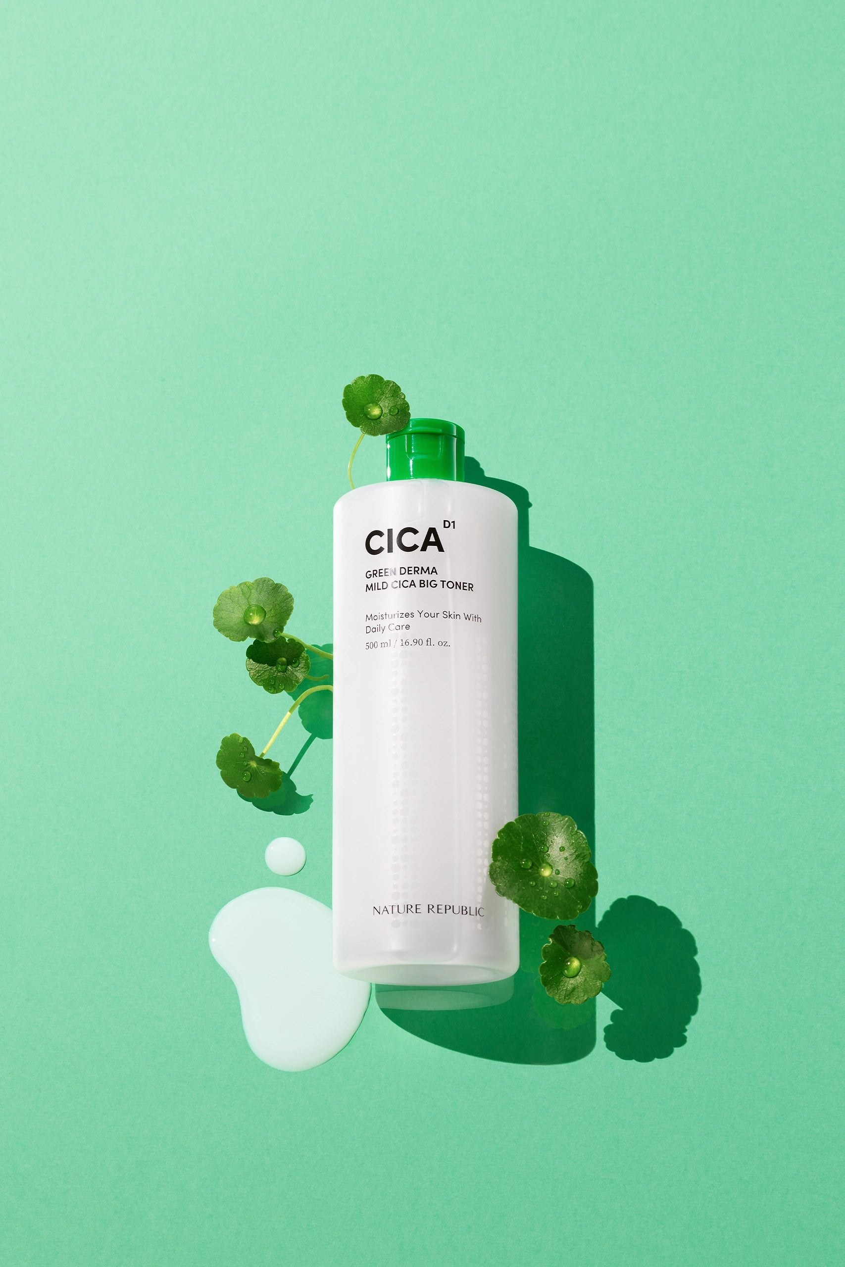 Green Derma Mild Cica Big Toner - Soothing toner with Centella Asiatica
