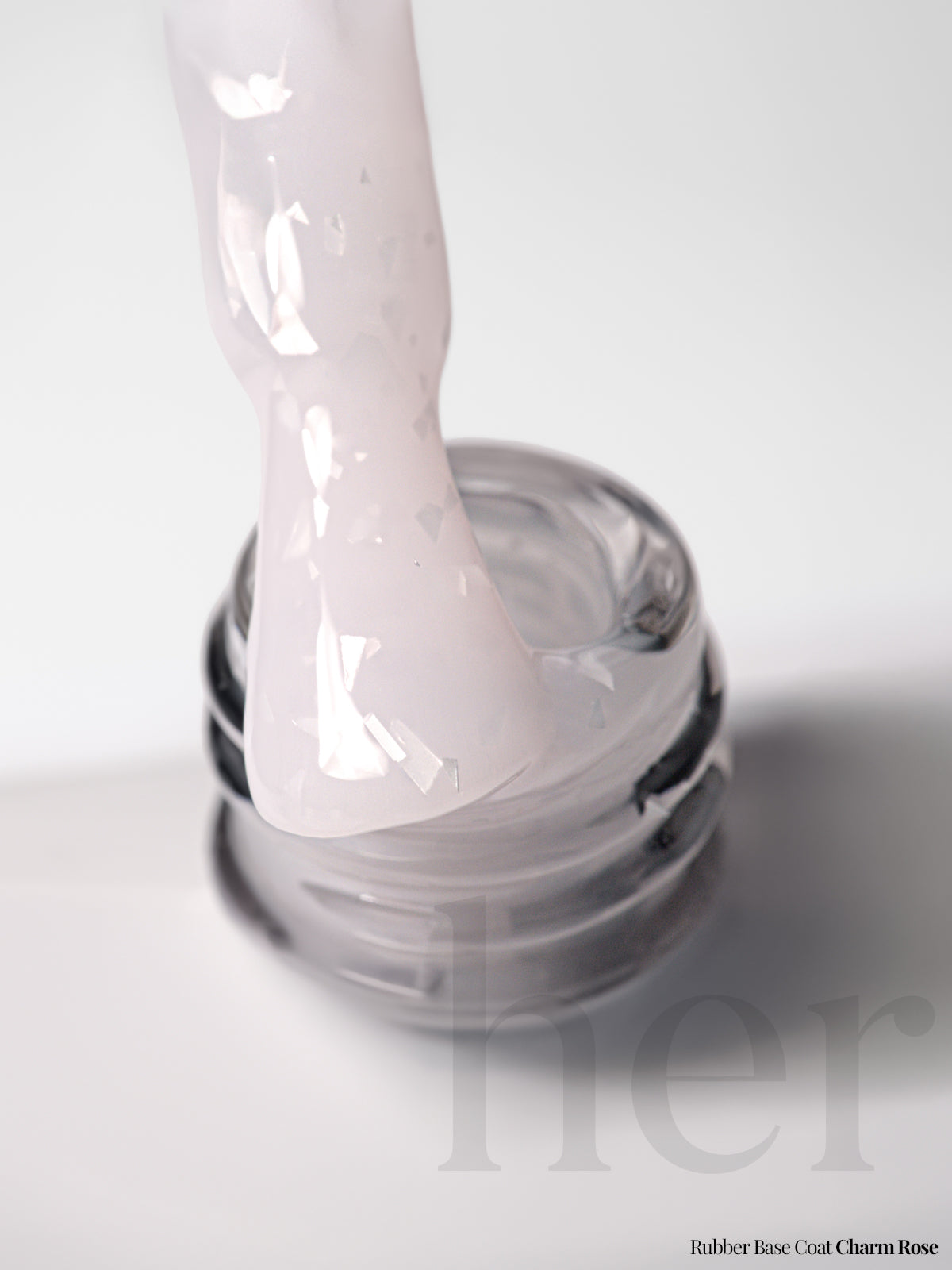 Rubber Base Coat CHARM ROSE