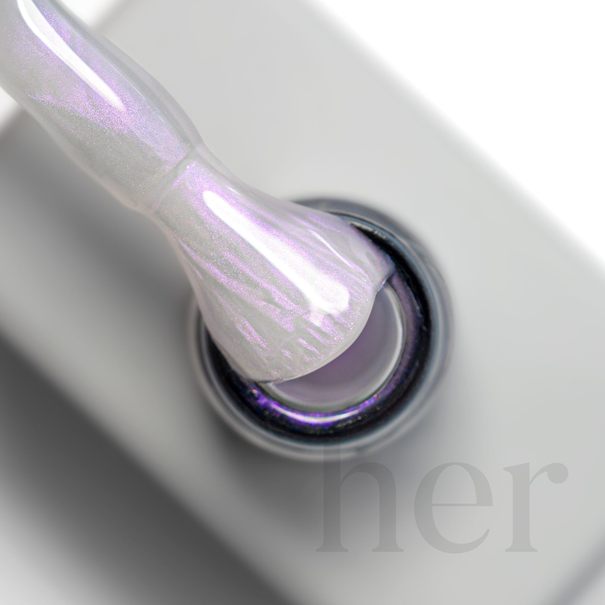 Rubber Base Coat LILAC PEARL