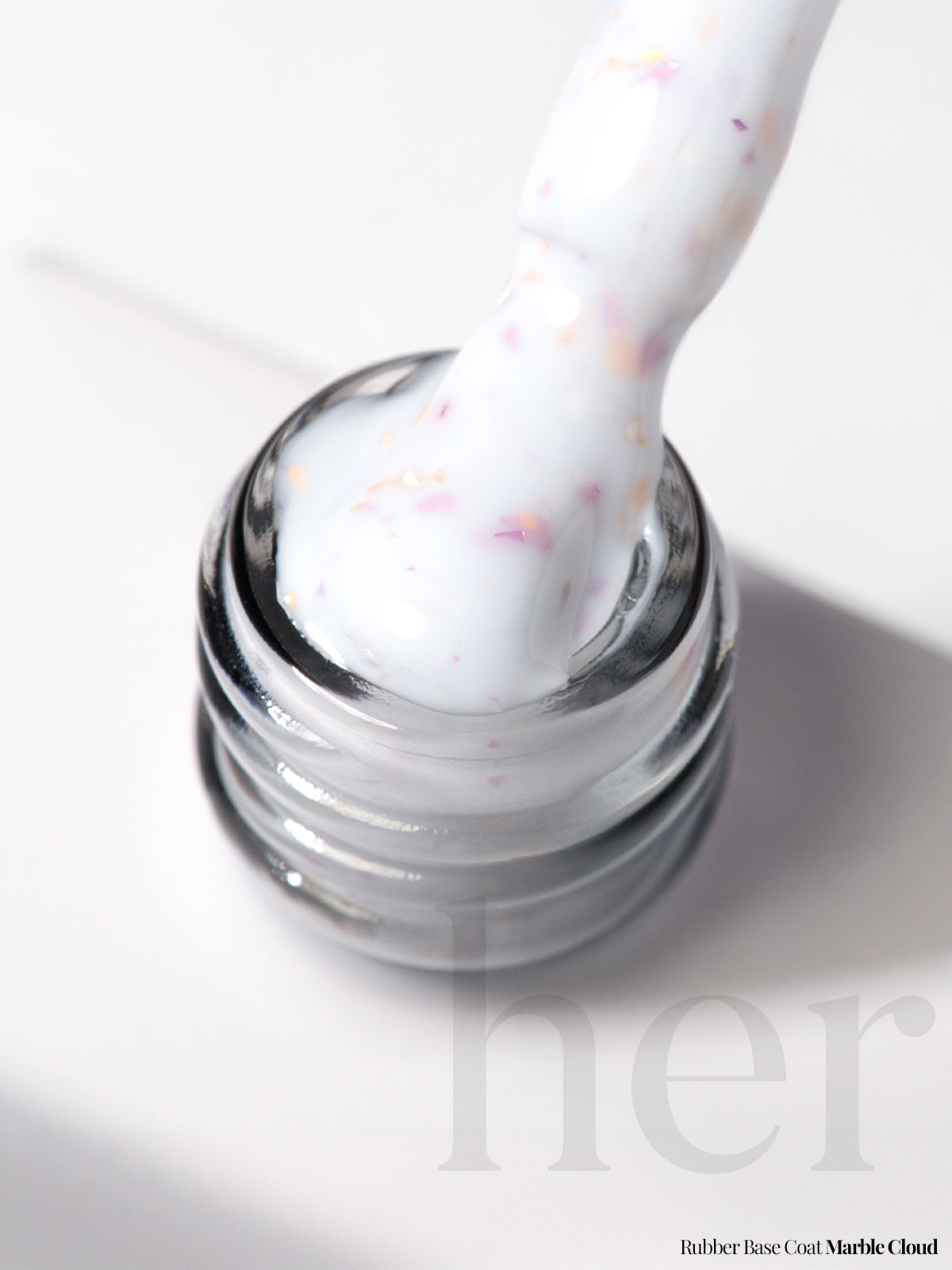 Rubber Base Coat MARBLE CLOUD