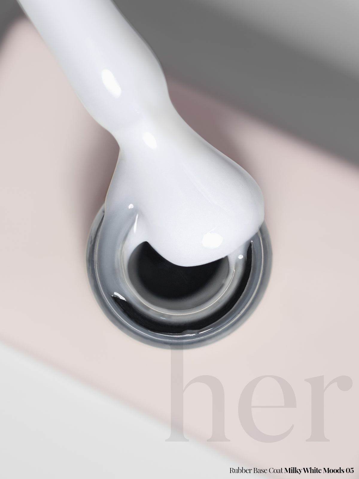 Rubber Base Coat MILKY WHITE MOODS 05