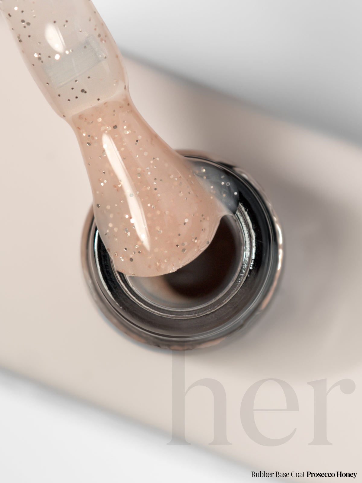 Rubber Base Coat PROSECCO HONEY
