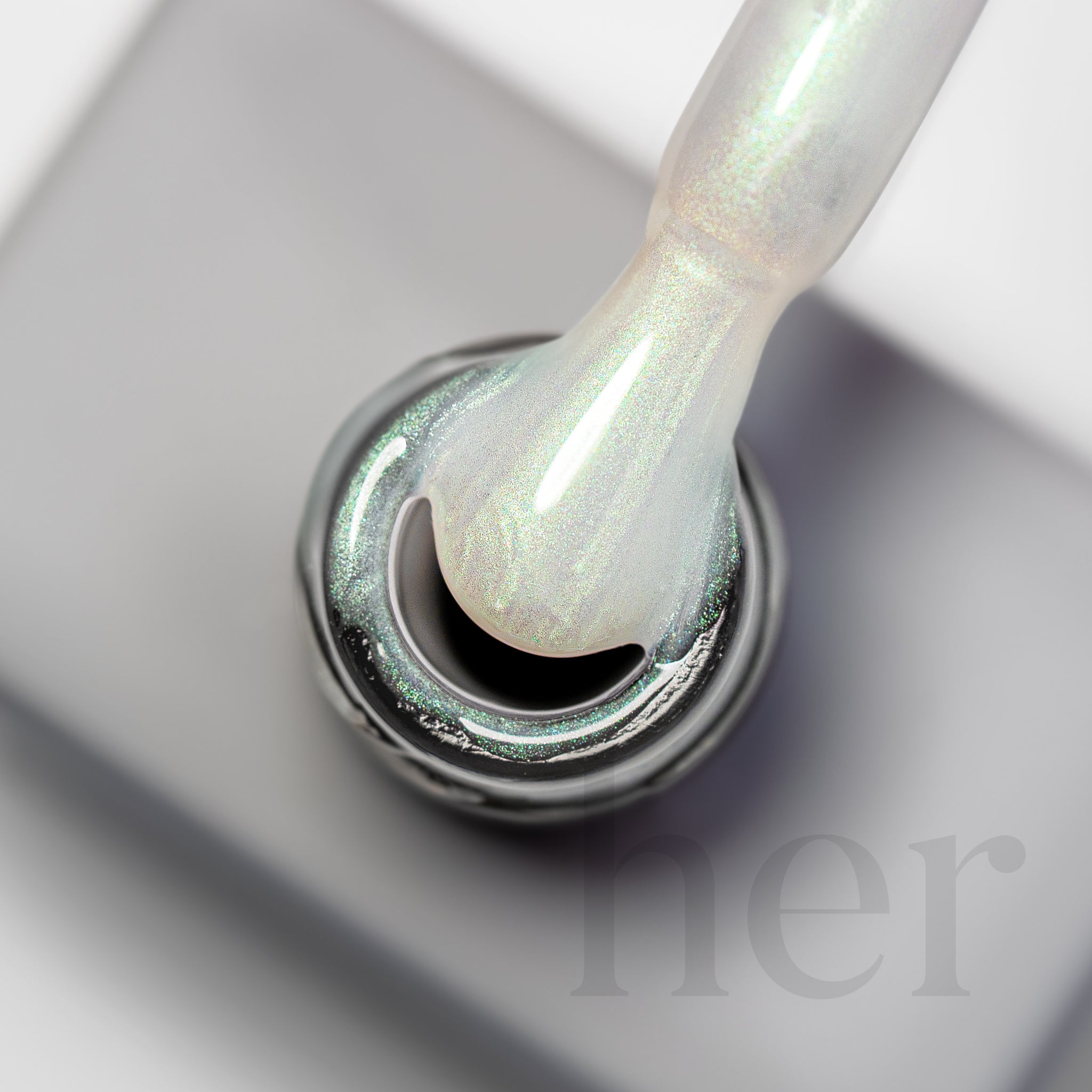 Rubber Base Coat WHITE PEARL