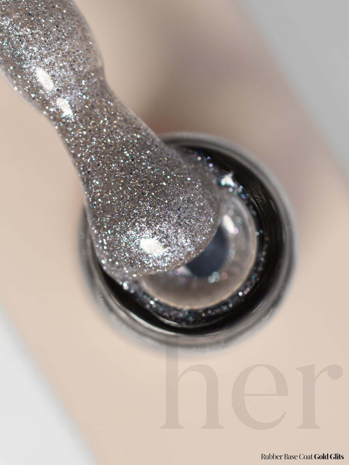 Rubber Base Coat GOLD GLITS