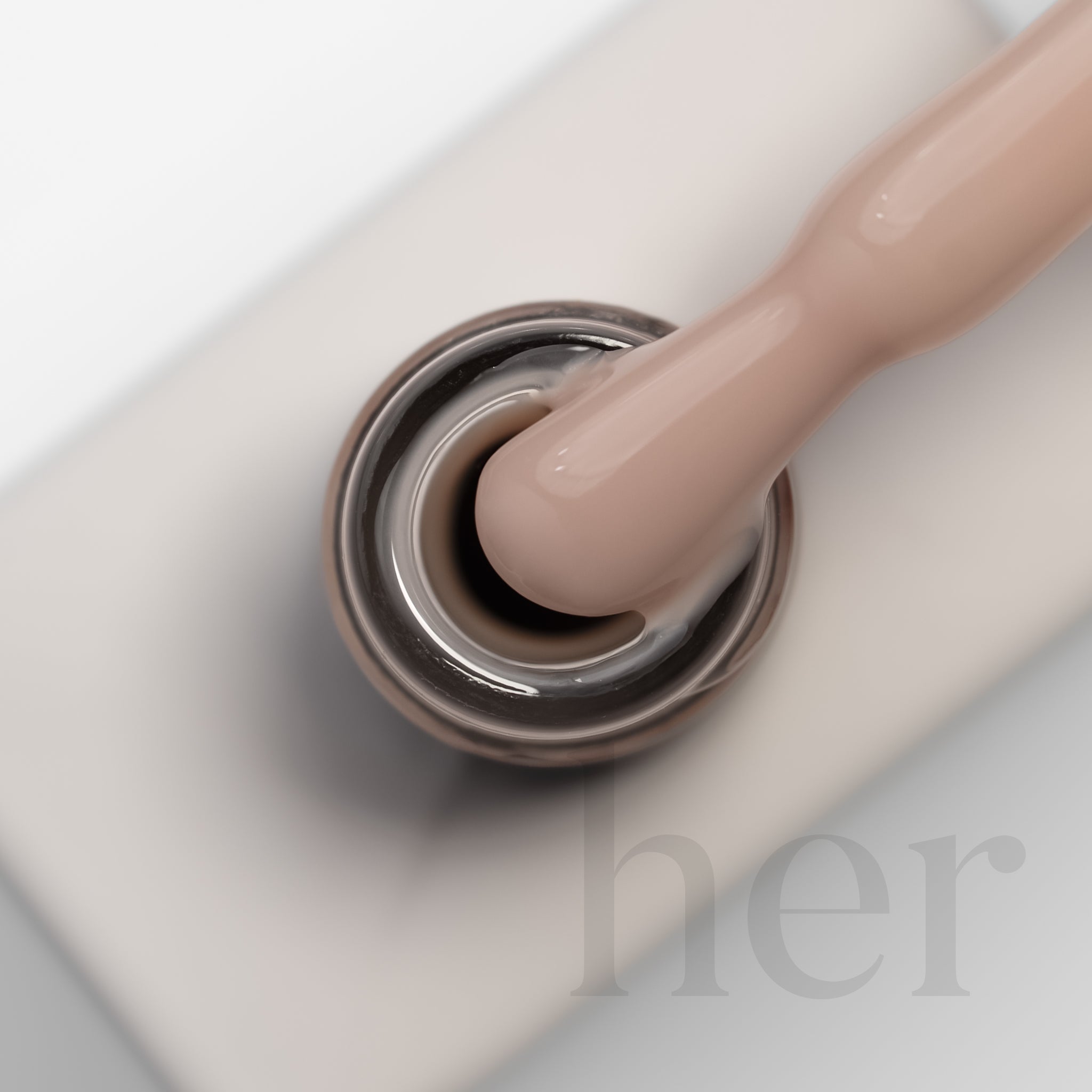Rubber Base Coat SOFT BROWN
