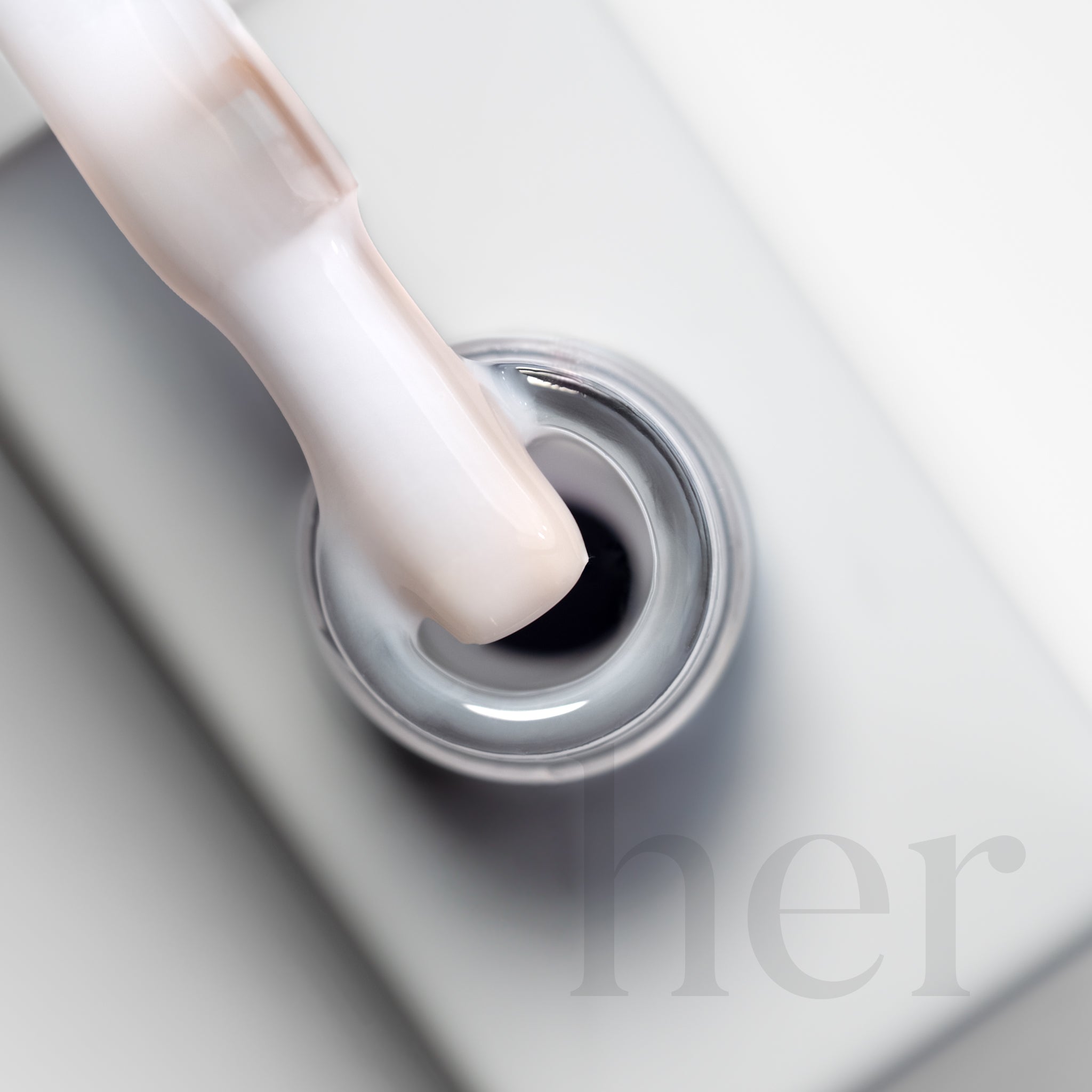 Rubber Base Coat HER - MILKY ICE