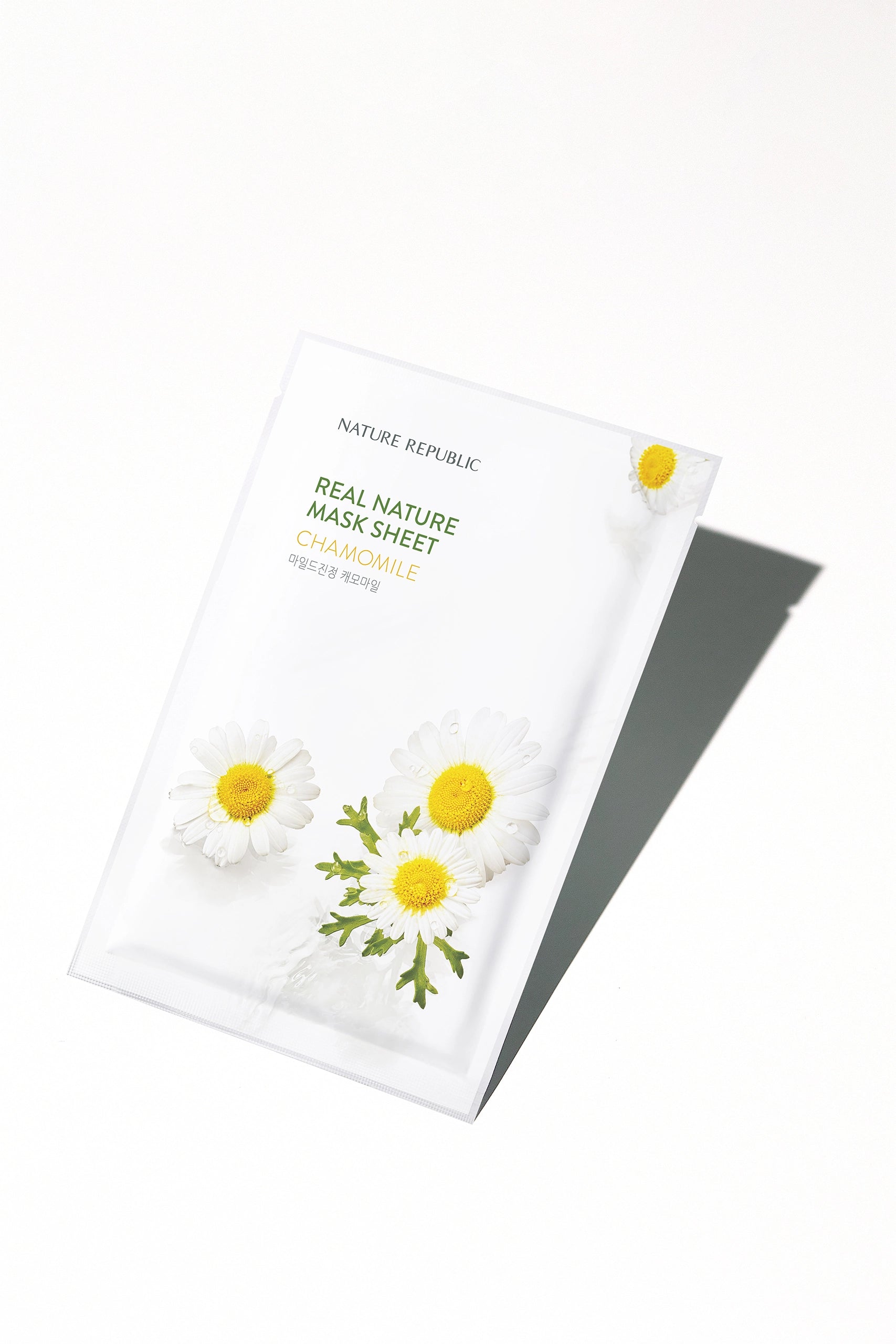 Real Nature Chamomile Mask Sheet - Masca de fata cu cu extract de Musetel