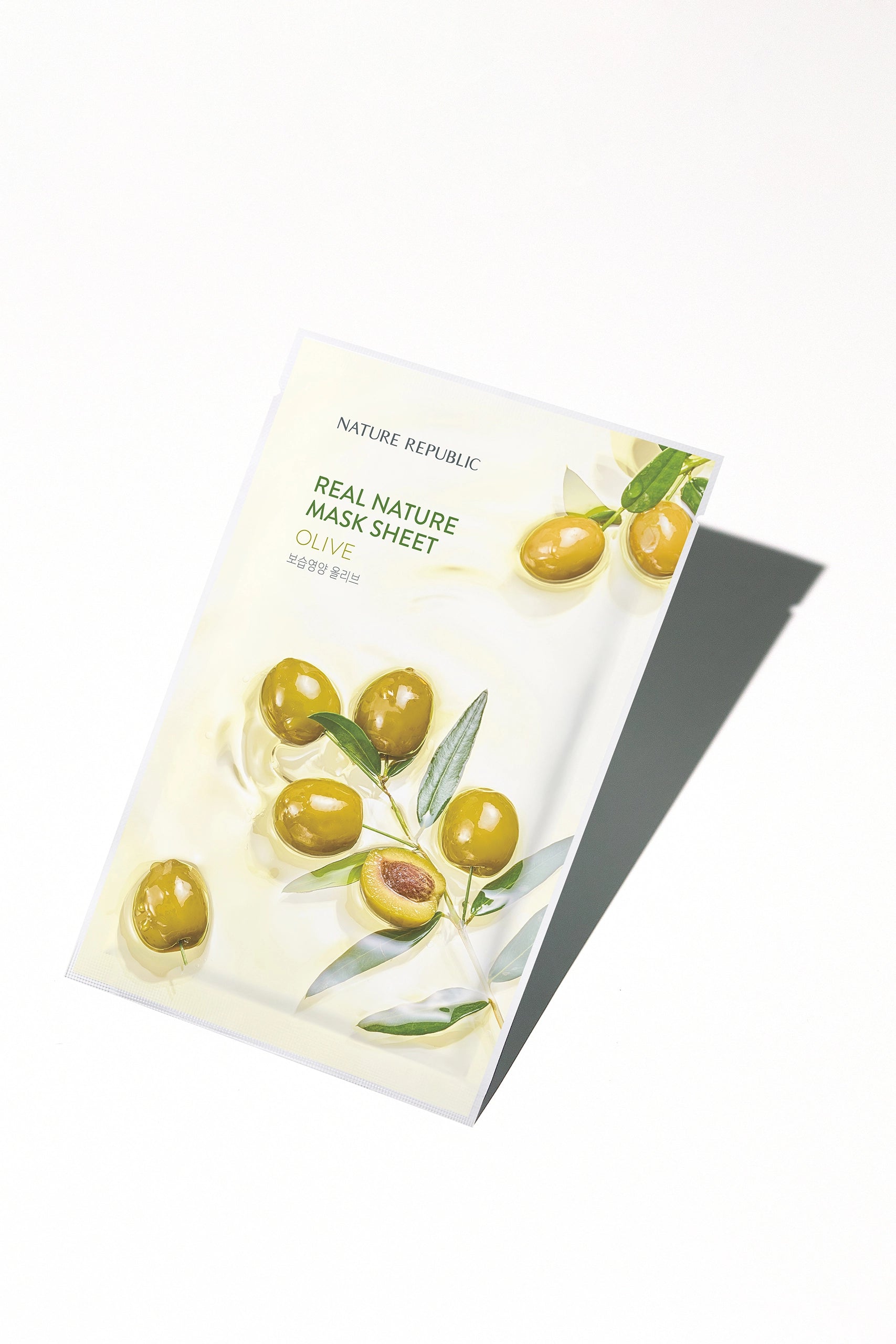 Real Nature Olive Mask Sheet - Masca de fata cu extract de Ulei de Masline