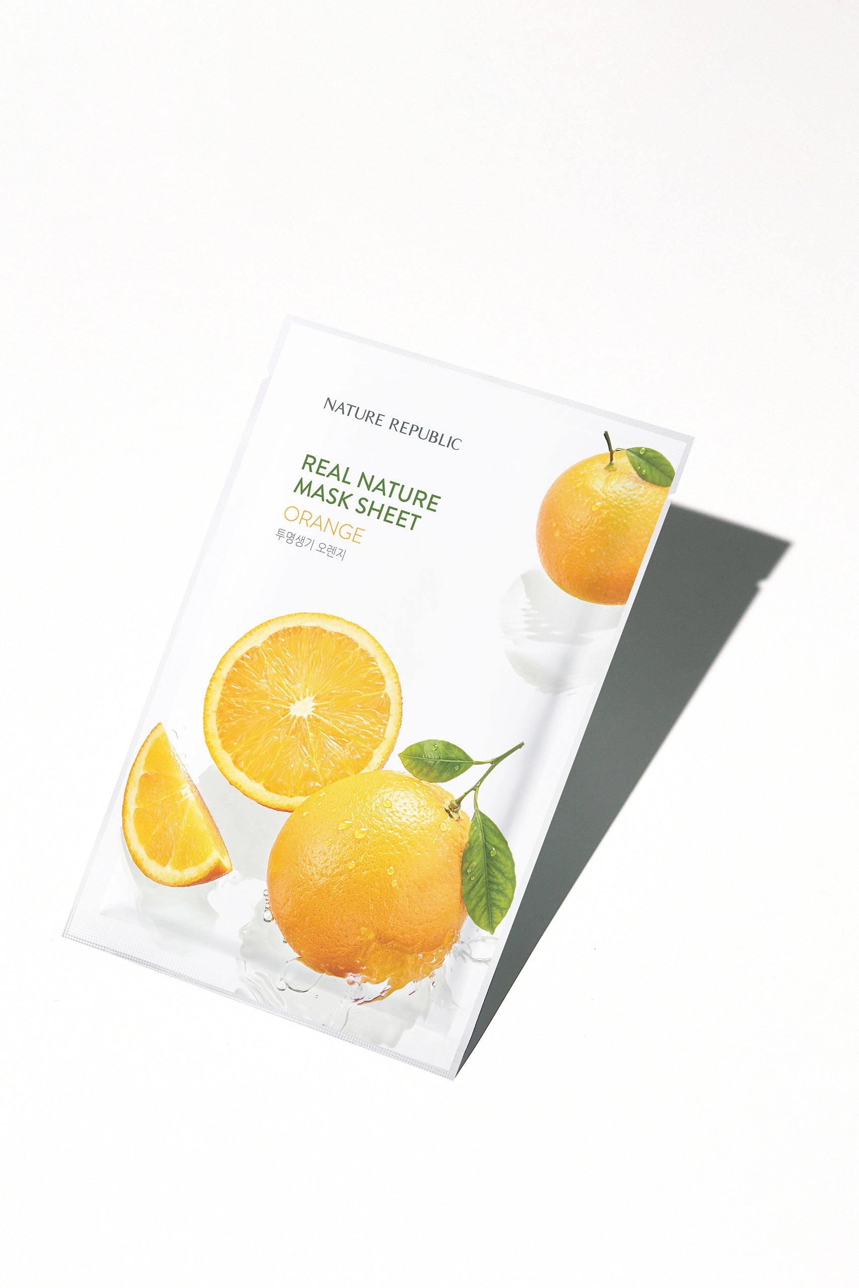 Real Nature Orange Mask Sheet - Face mask with Orange extract