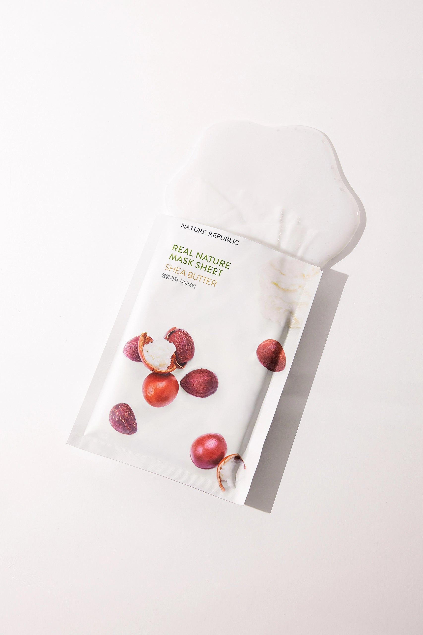 Real Nature Shea Butter Mask Sheet - Masca de fata cu extract de Unt de Shea