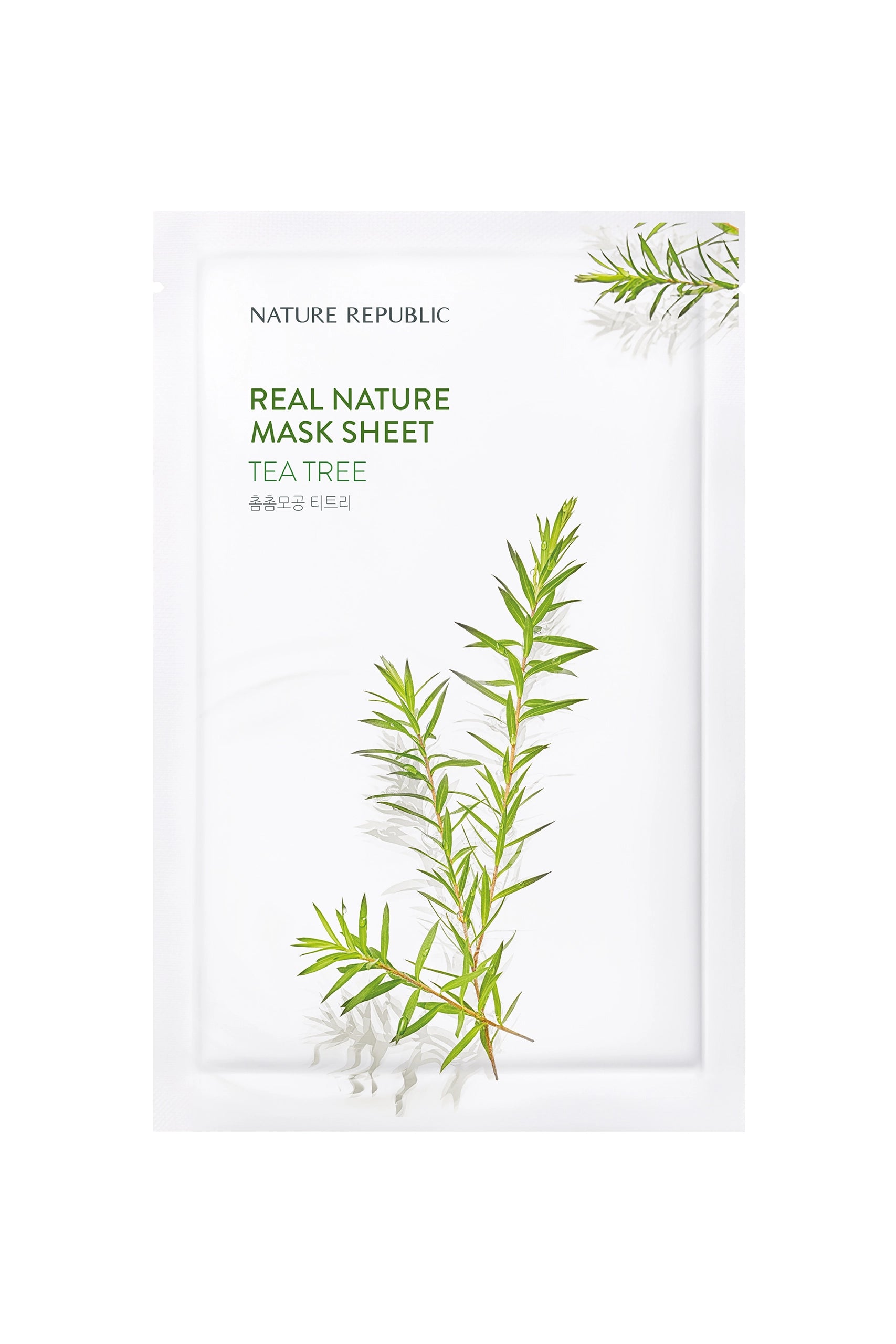 Real Nature Tea Tree Mask Sheet - Masca de fata cu extract de Tea Tree
