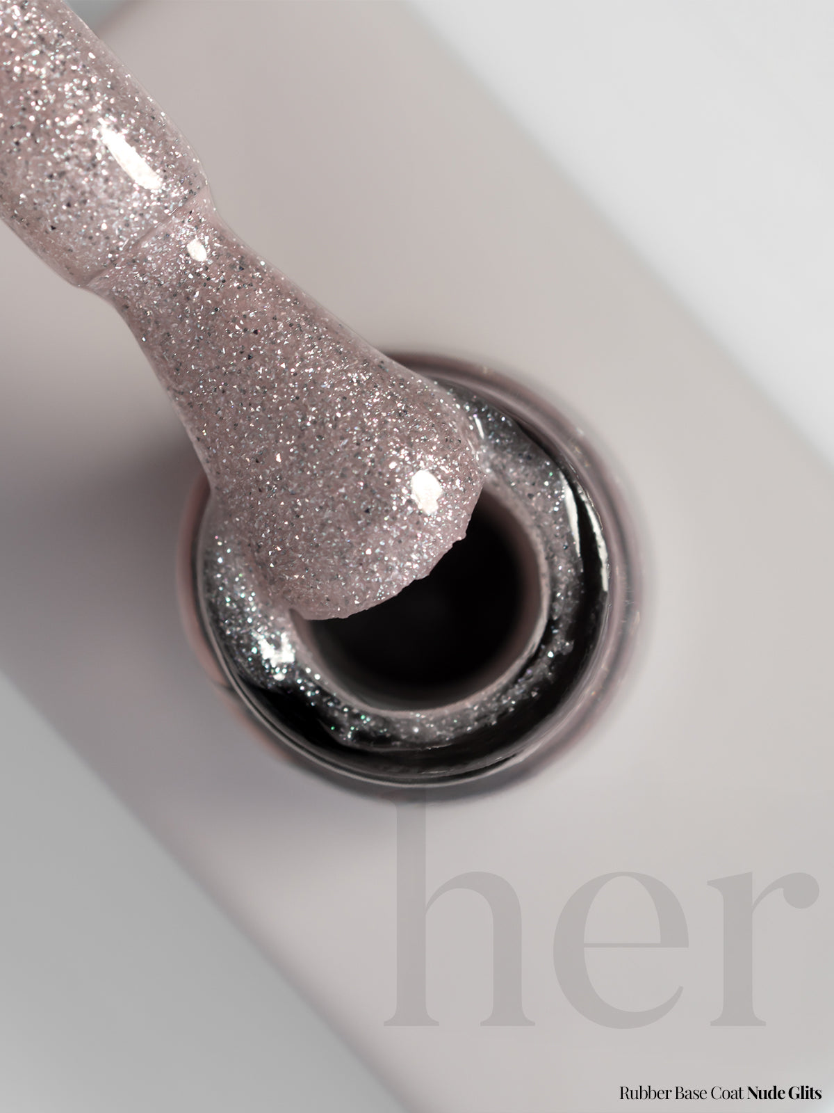 Rubber Base Coat - Nude Glits