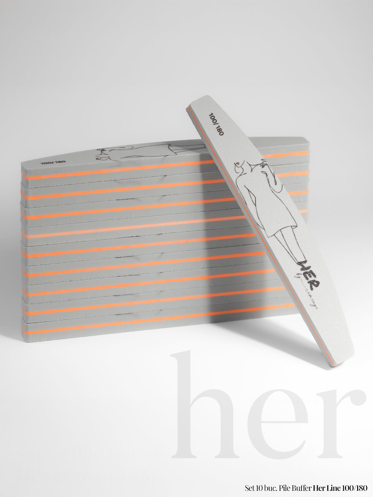 Set of 10 Buffer Files HER LINE 100/180