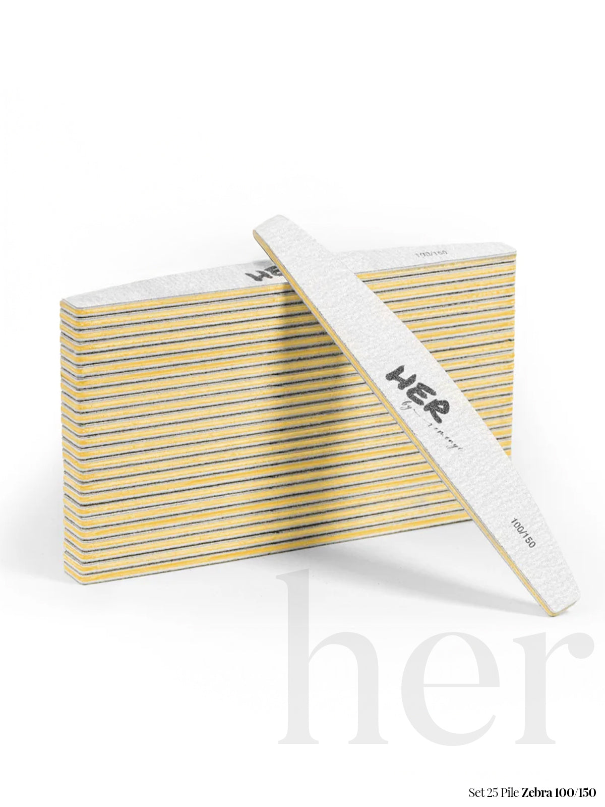 Set of 25 zebra files 100/150