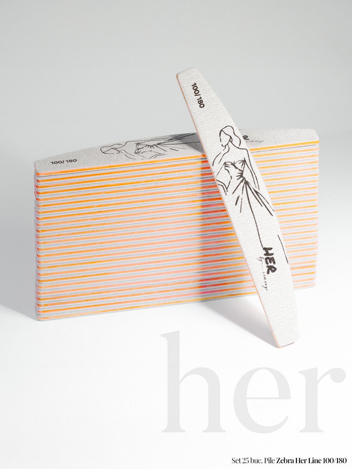 Set of 25 Zebra HER LINE 100/180 files