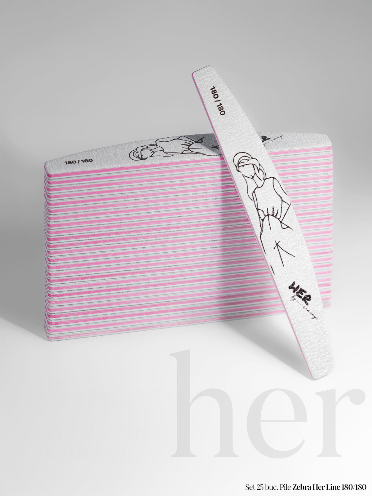 Set of 25 Zebra HER LINE 180/180 files