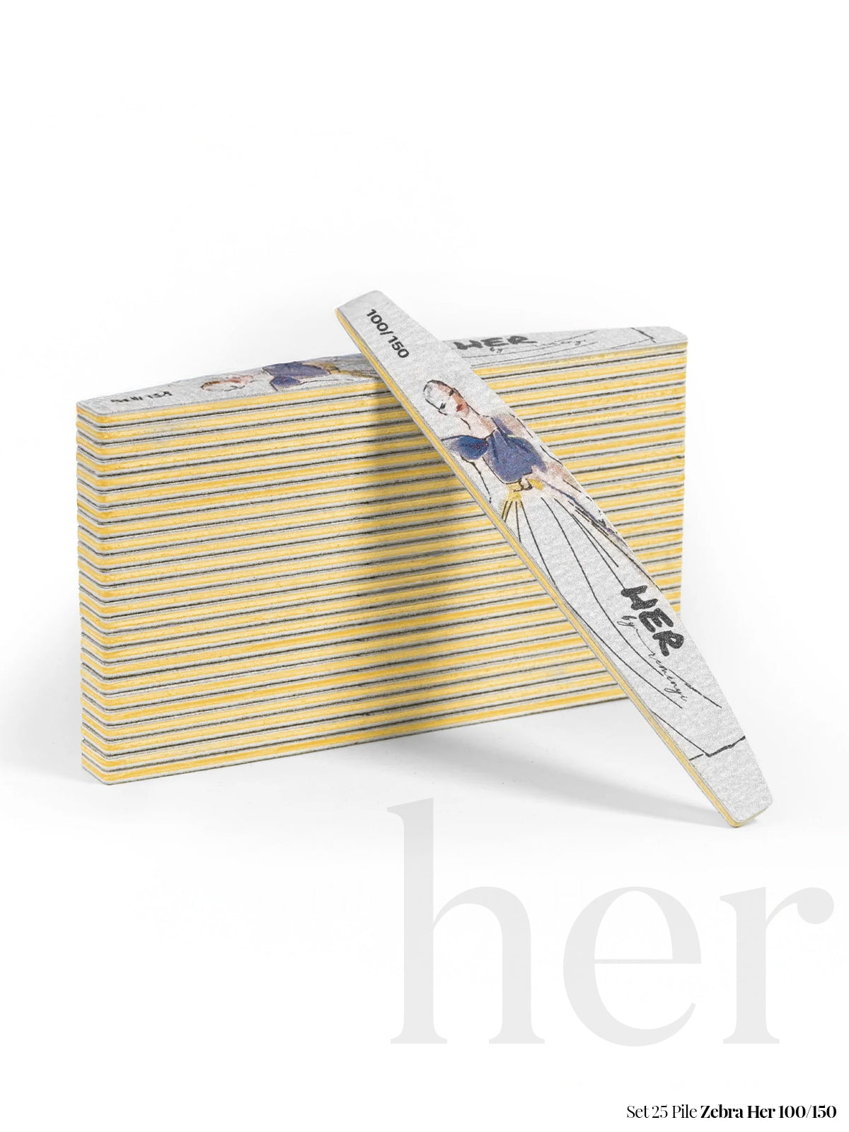 SET OF 25 ZEBRA FILES HER 100/150
