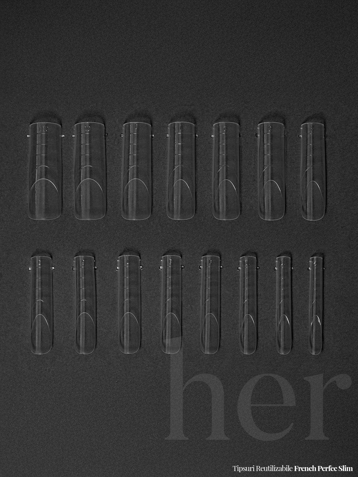 Tipsuri Reutilizabile - FRENCH PERFECT SLIM - HER