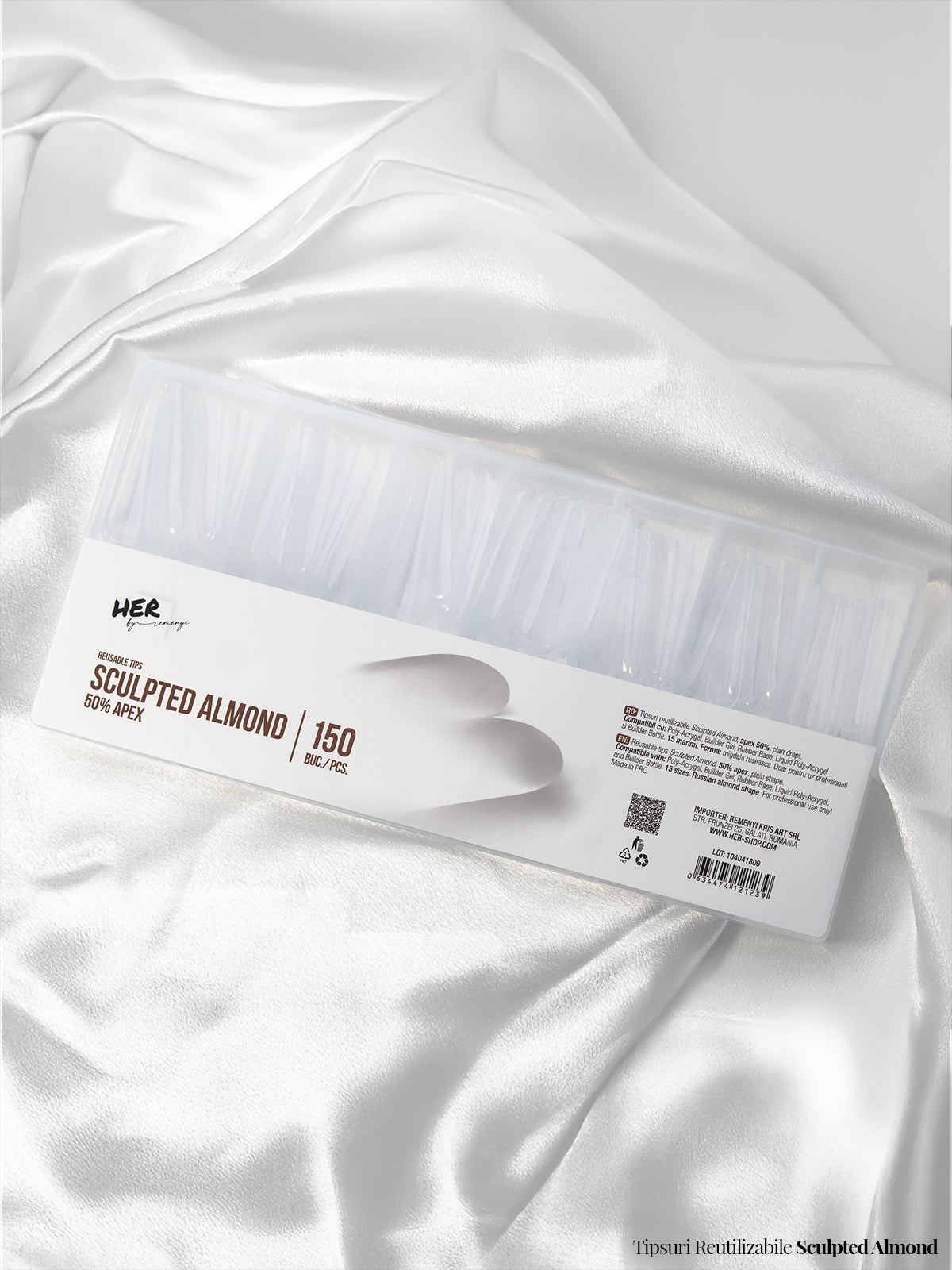 Tipsuri Reutilizabile - SCULPTED ALMOND - HER