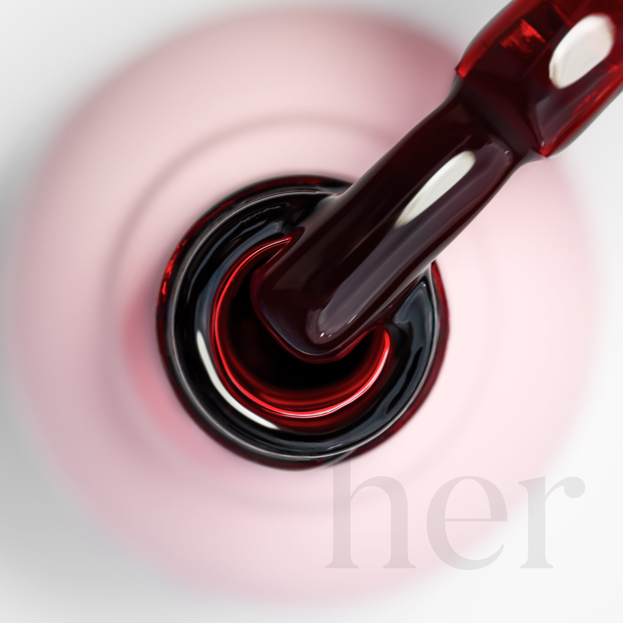 Top Coat HER - GLASS SCARLETTE