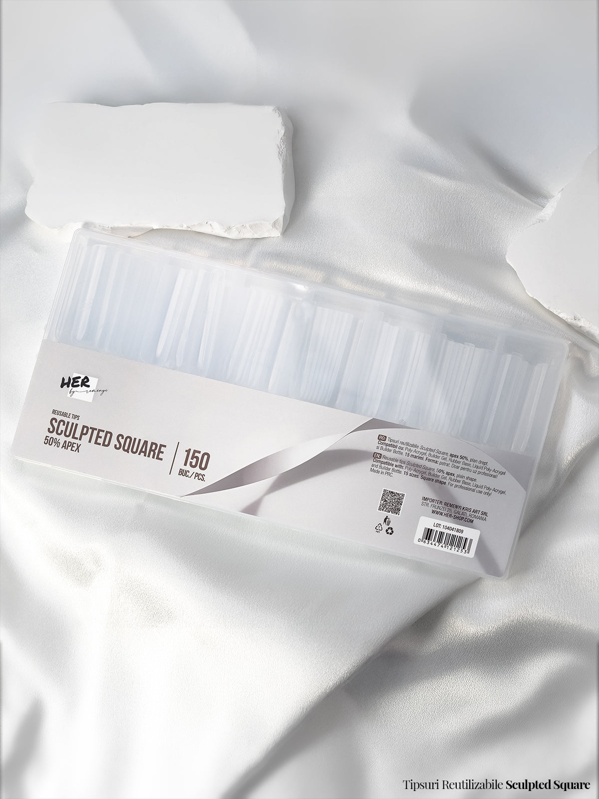 Tipsuri Reutilizabile - SCULPTED SQUARE - HER