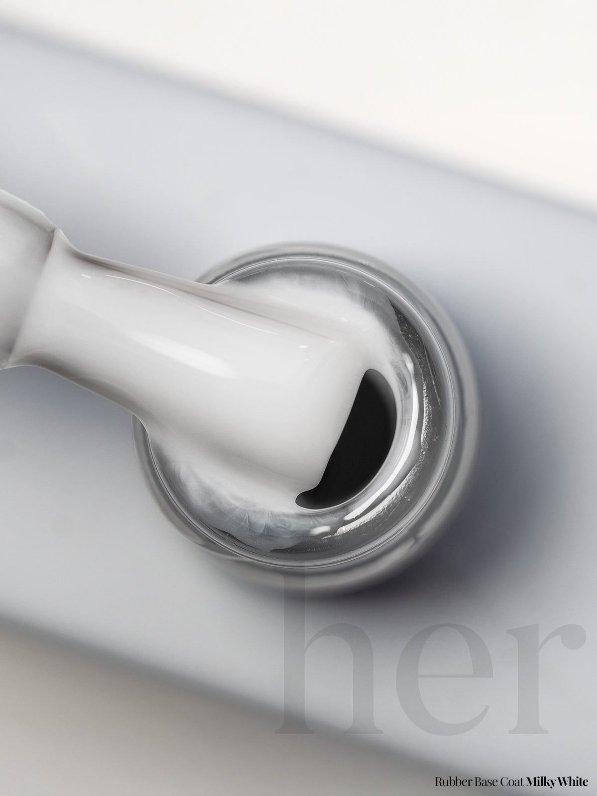 Rubber Base Coat Milky White - HER